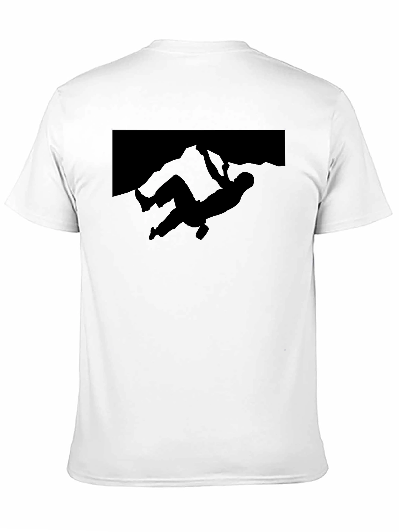 Black Climbing Silhouette T-Shirt - Adventure Ready view 11