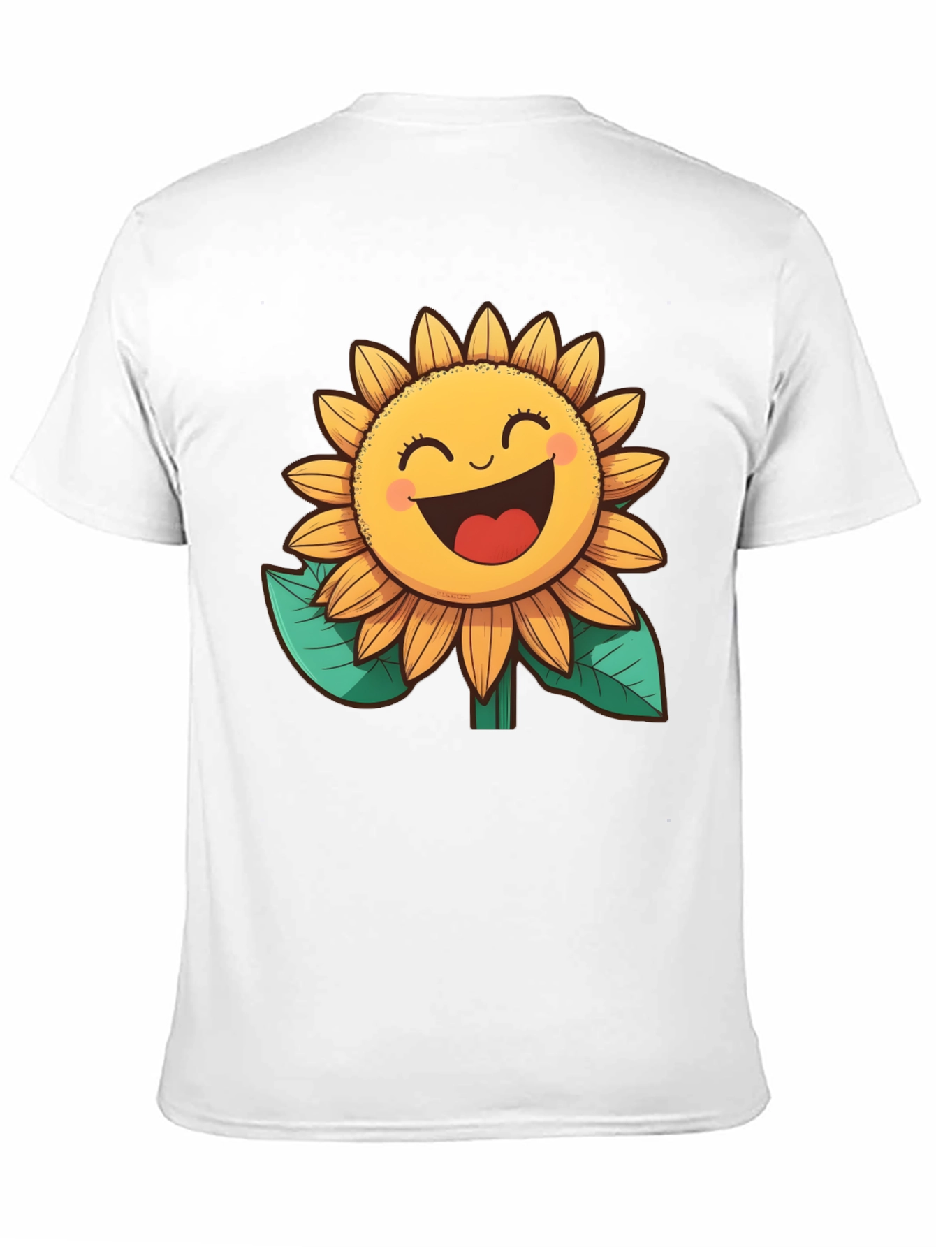 Black Happy Sunflower Graphic Tee - Black view 11