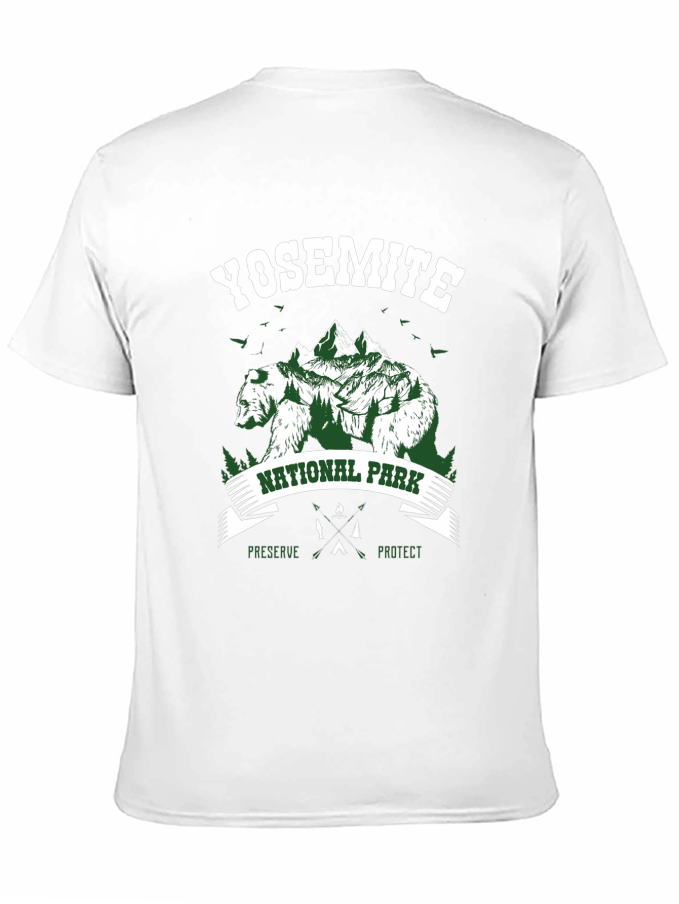 Black Yosemite National Park Graphic Tee view 11