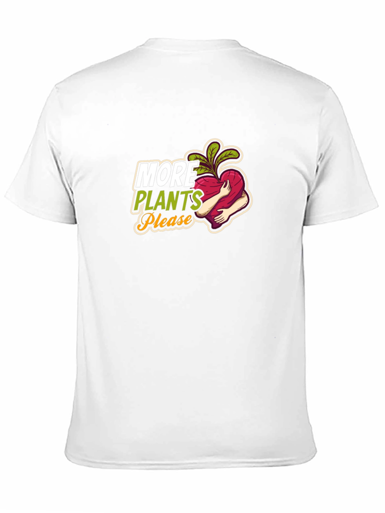 Black More Plants Please Graphic Tee - Black Cotton T-Shirt view 11