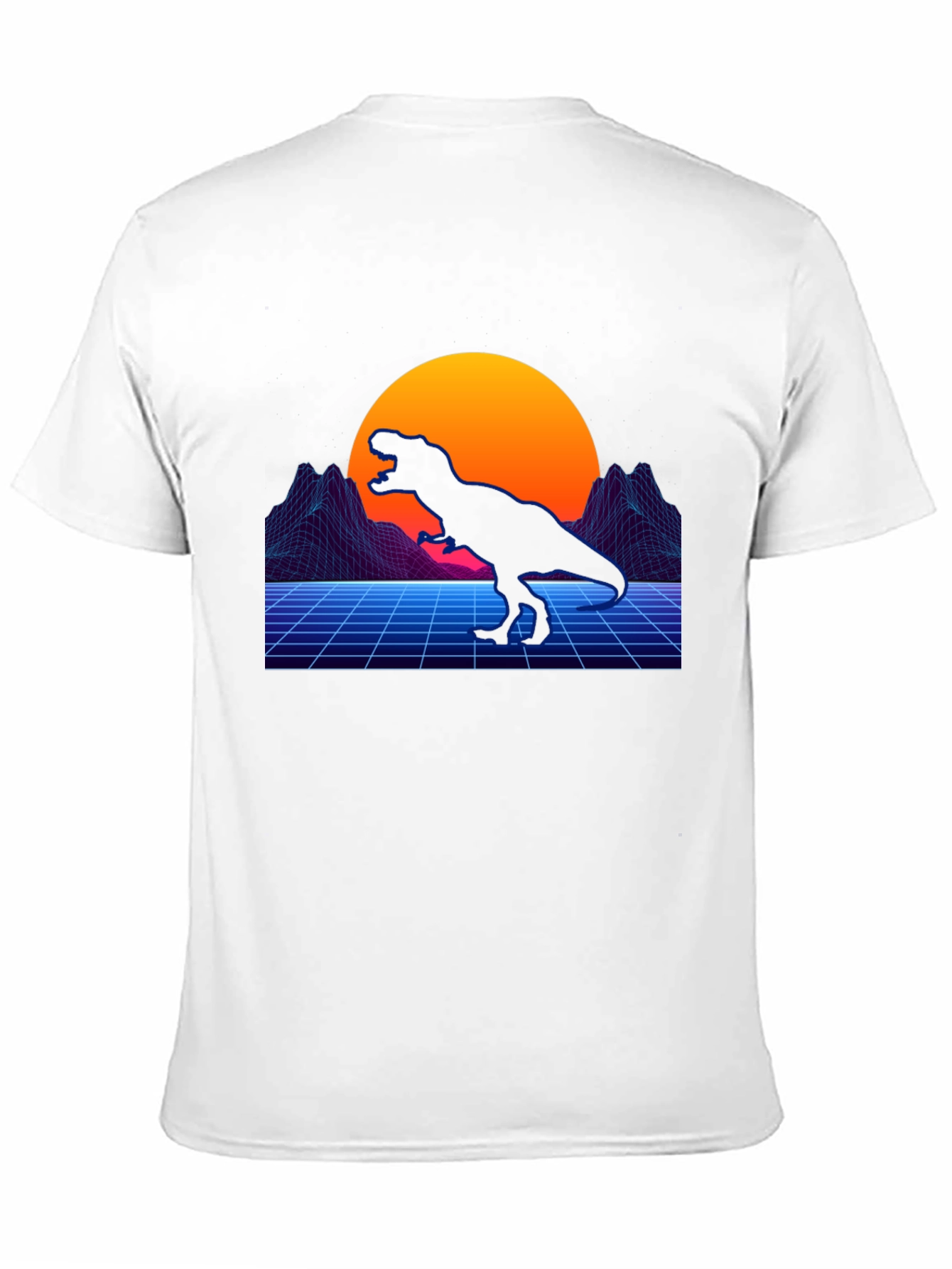 Black Retro Dinosaur T-Shirt view 11