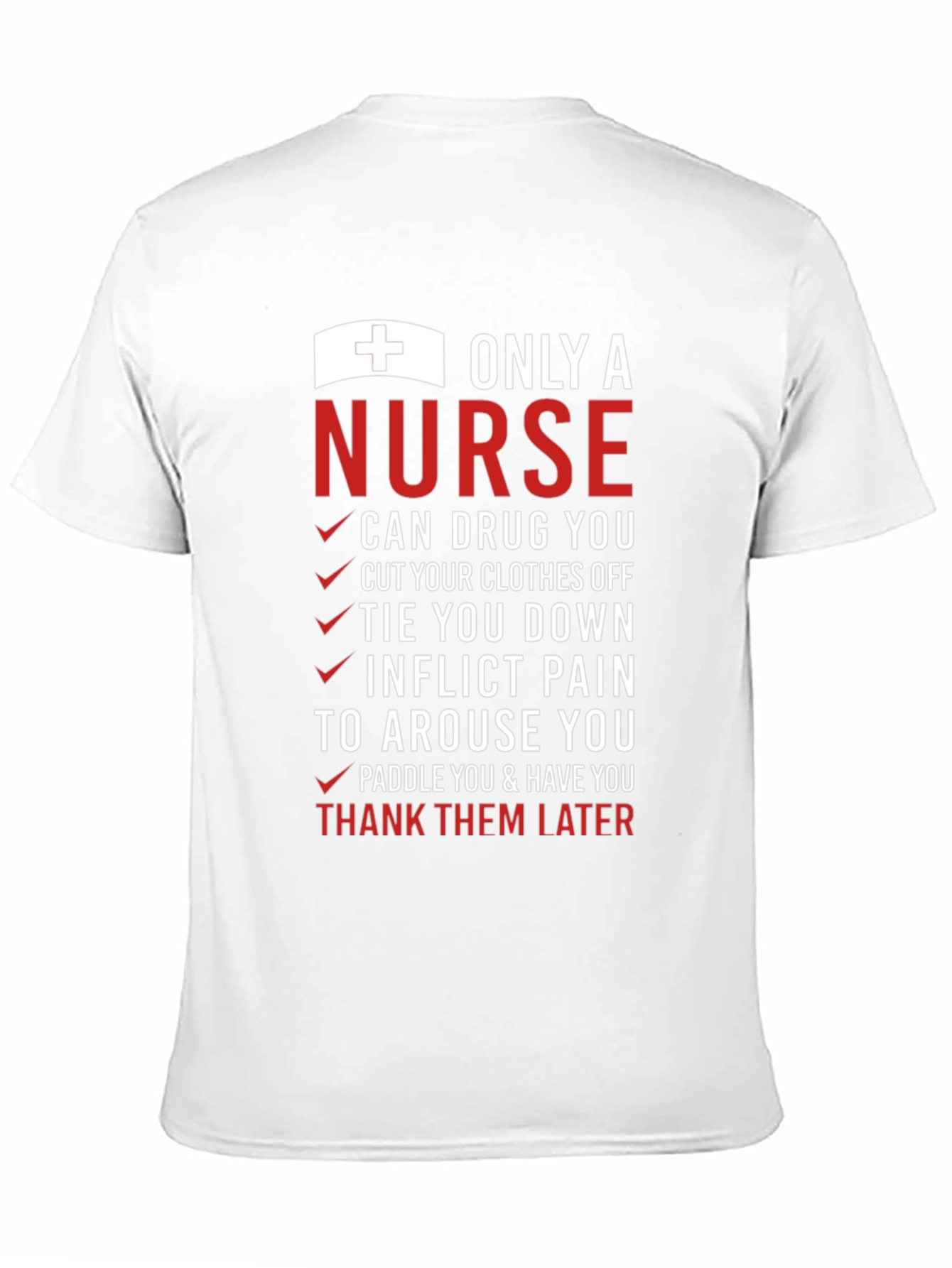 Black Only a Nurse T-Shirt view 11
