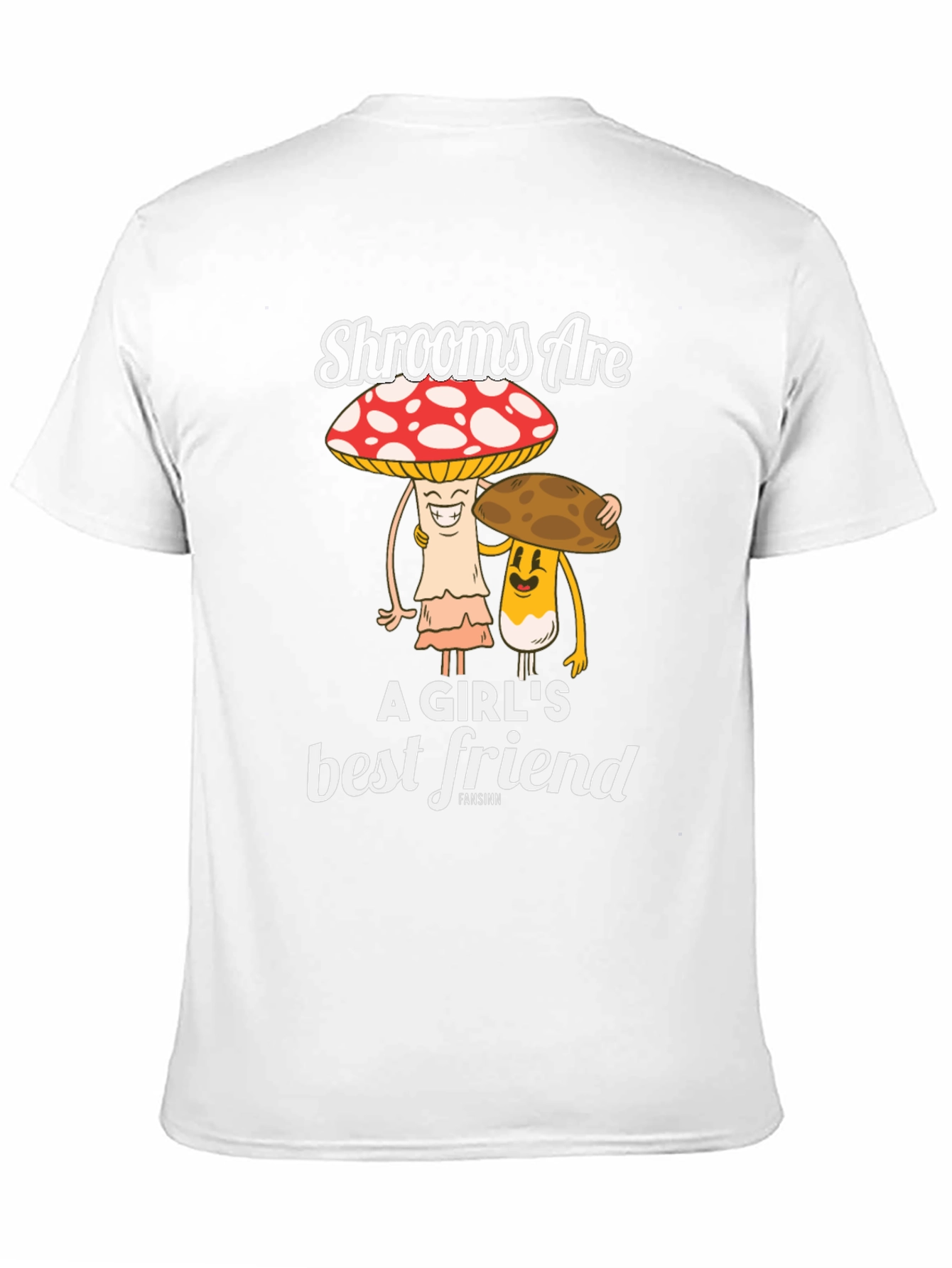 Black Shrooms Are A Girl's Best Friend Funny Mushroom T-Shirt view 11