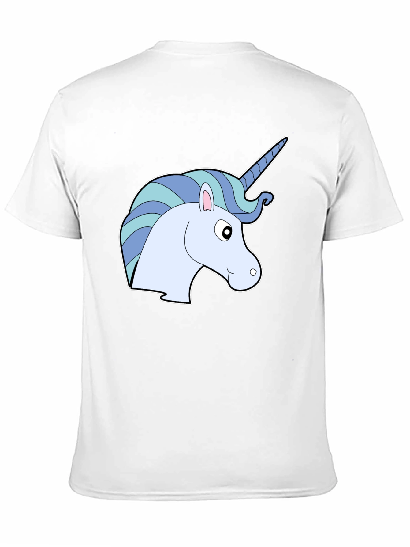 Black Unicorn Graphic Tee - Men's Black T-Shirt view 11