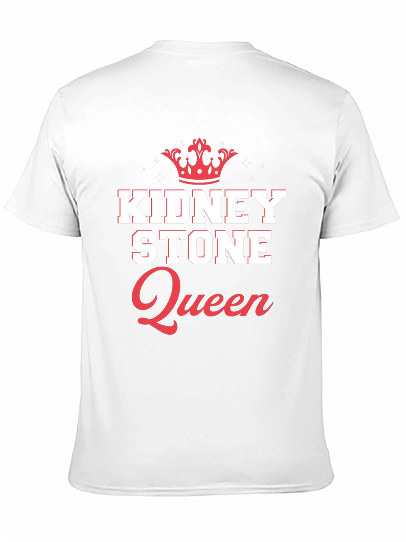 Black Kidney Stone Queen Graphic T-Shirt Funny Tee view 11