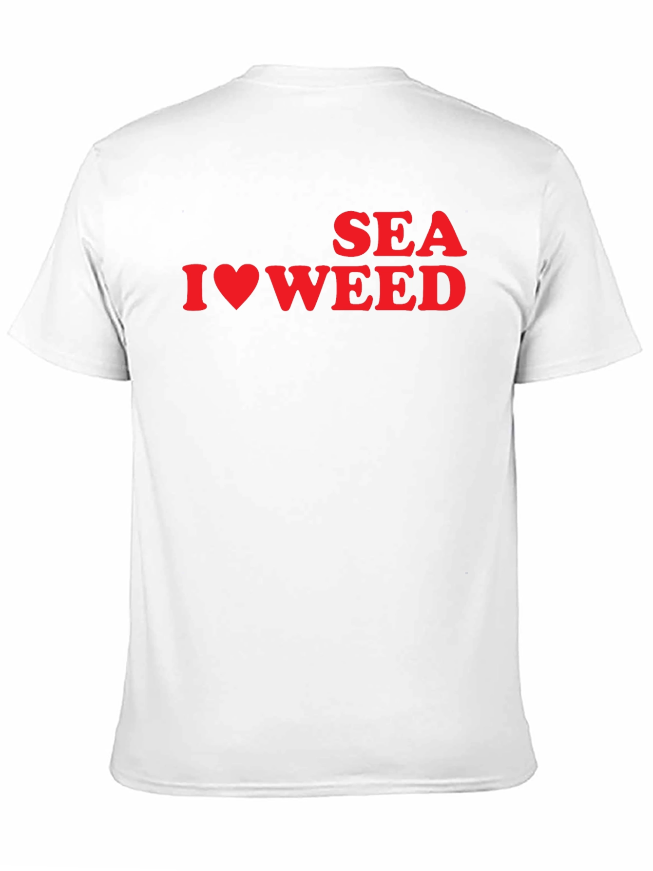 Black I Love Weed T-Shirt - Funny Slogan Tee view 11