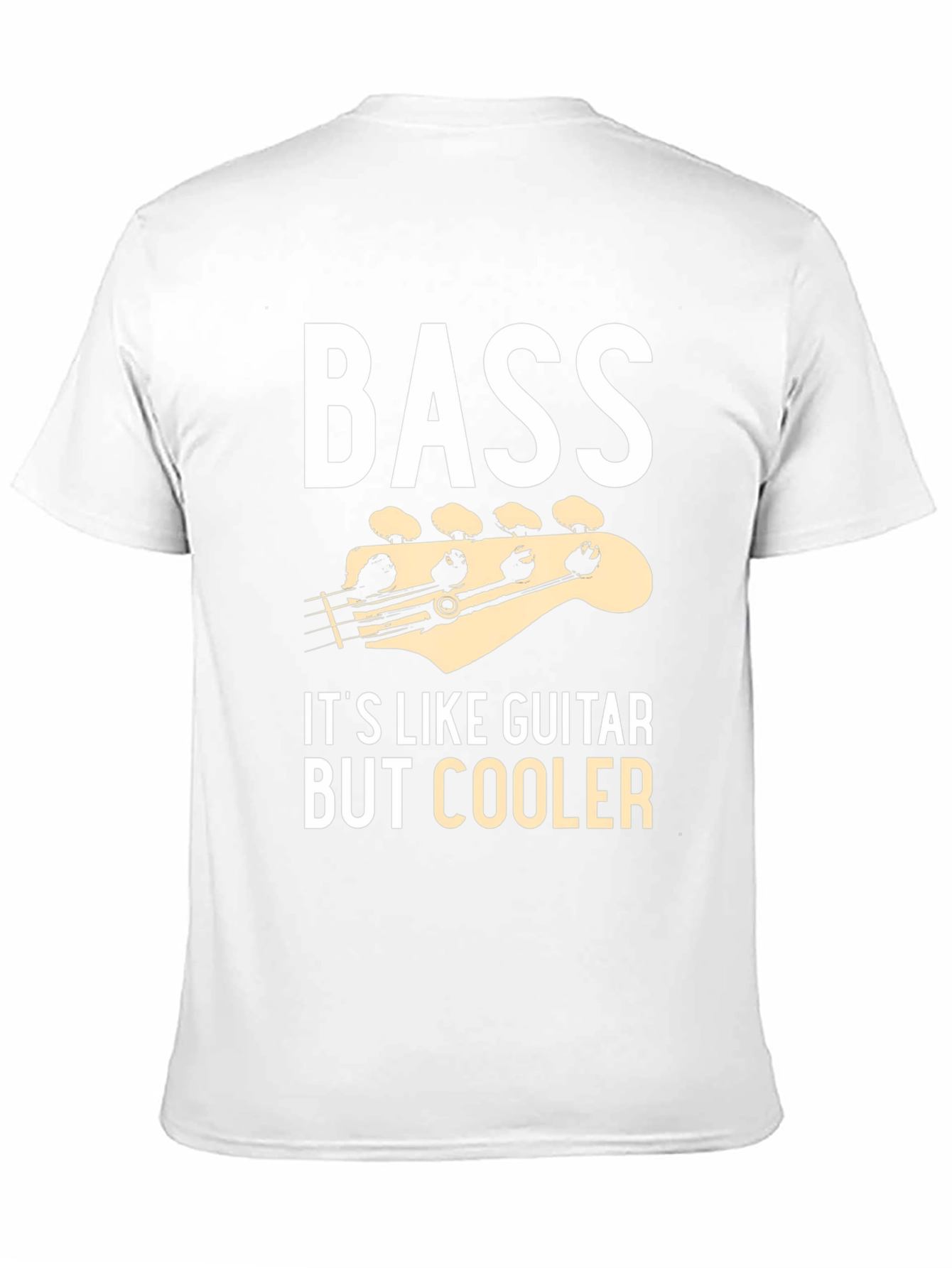 Black Bass is Cooler Black Graphic Tee Shirt view 11