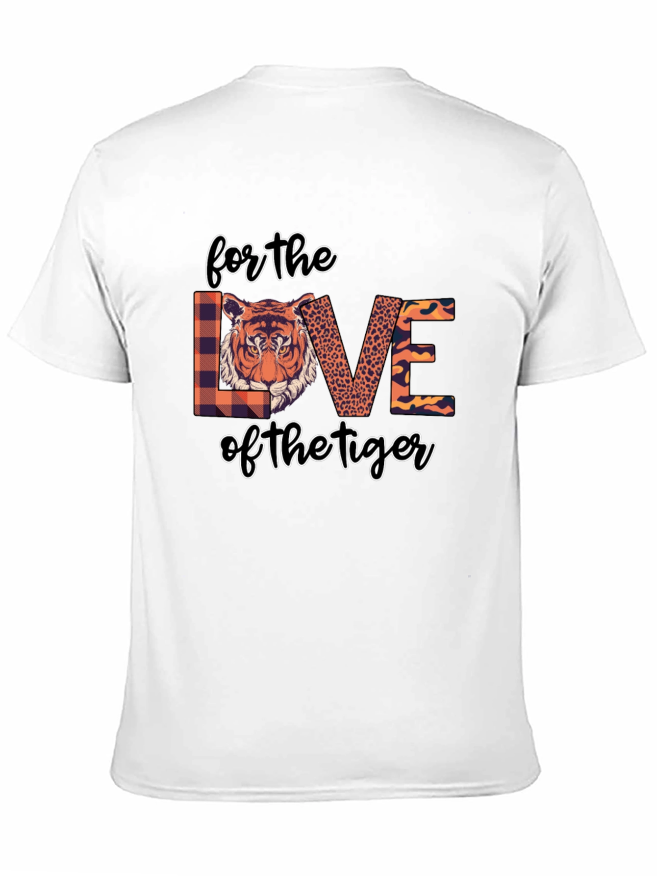 Black Tiger Love Graphic Tee - Black T-Shirt view 11