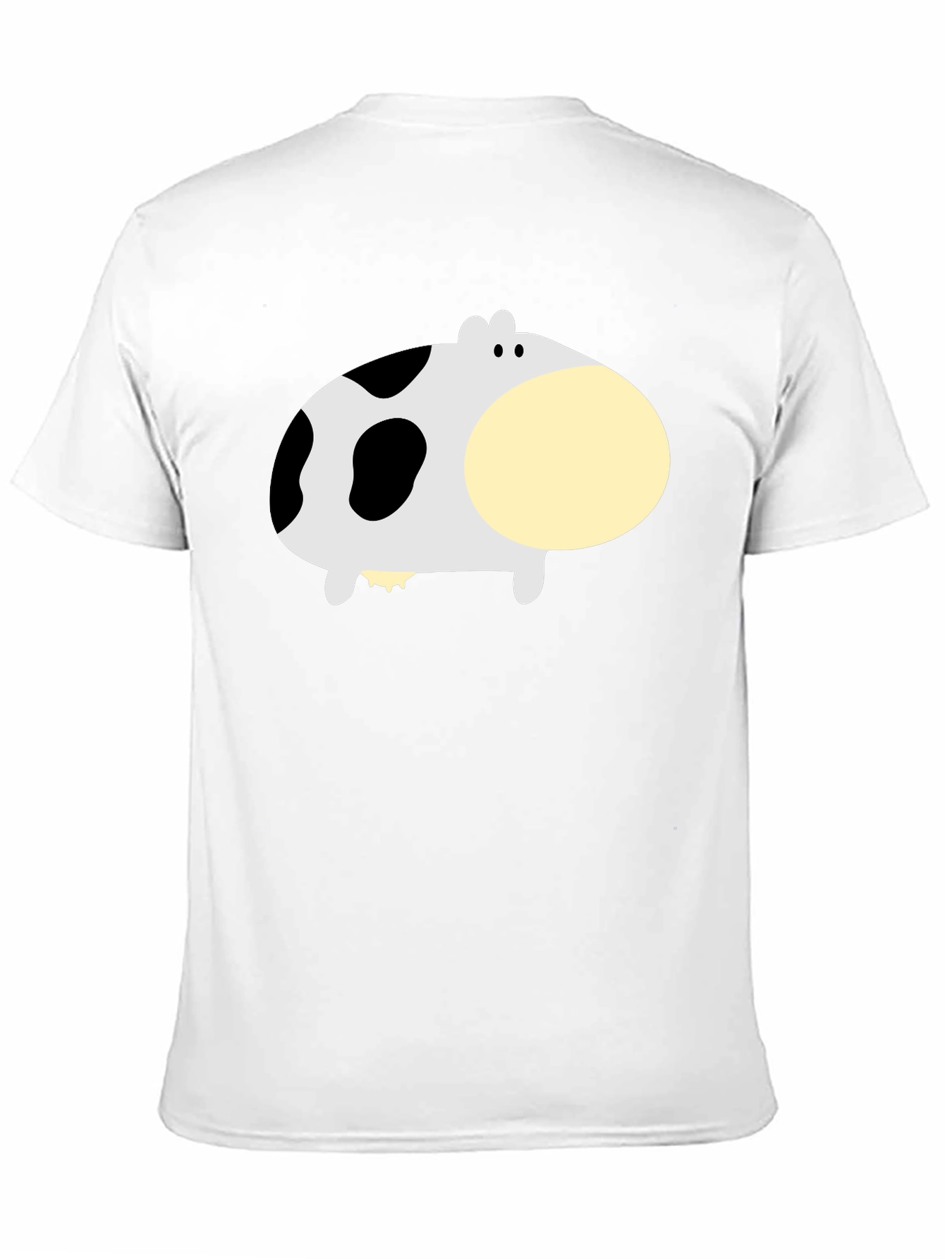 Black Funny Cow Graphic Black T-Shirt view 11