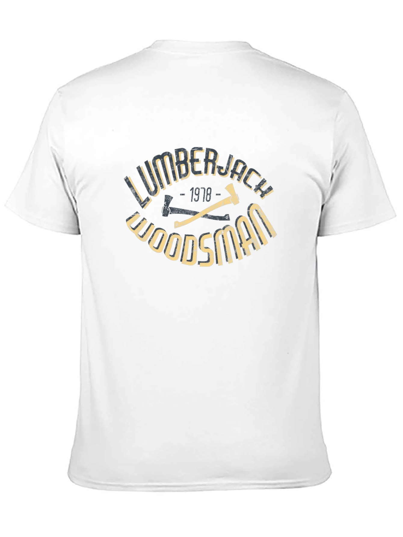 Black Lumberjack Woodsman T-Shirt - Vintage Style Graphic Tee view 11