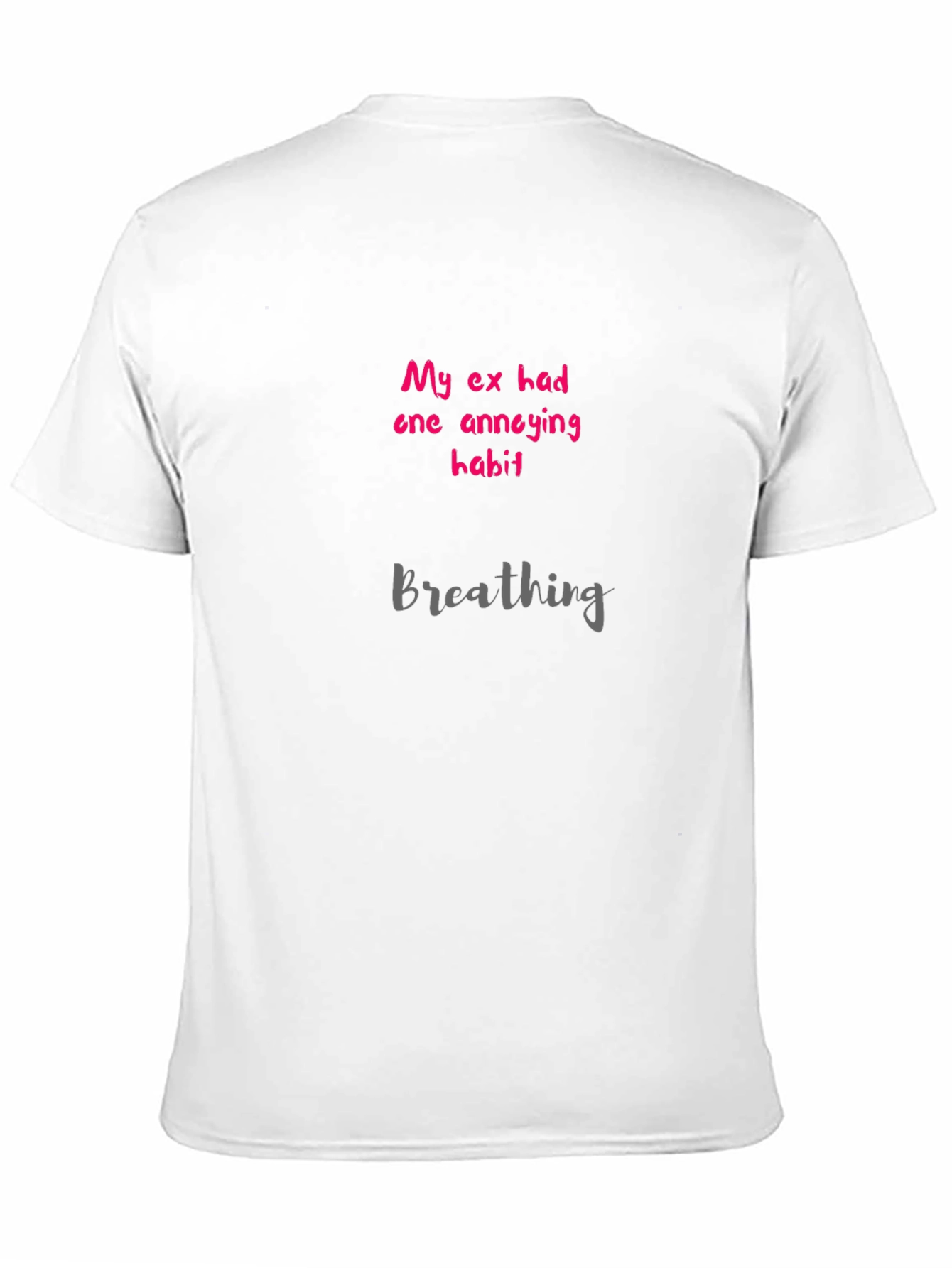 Black Funny "My Ex's Annoying Habit" Graphic Tee view 11