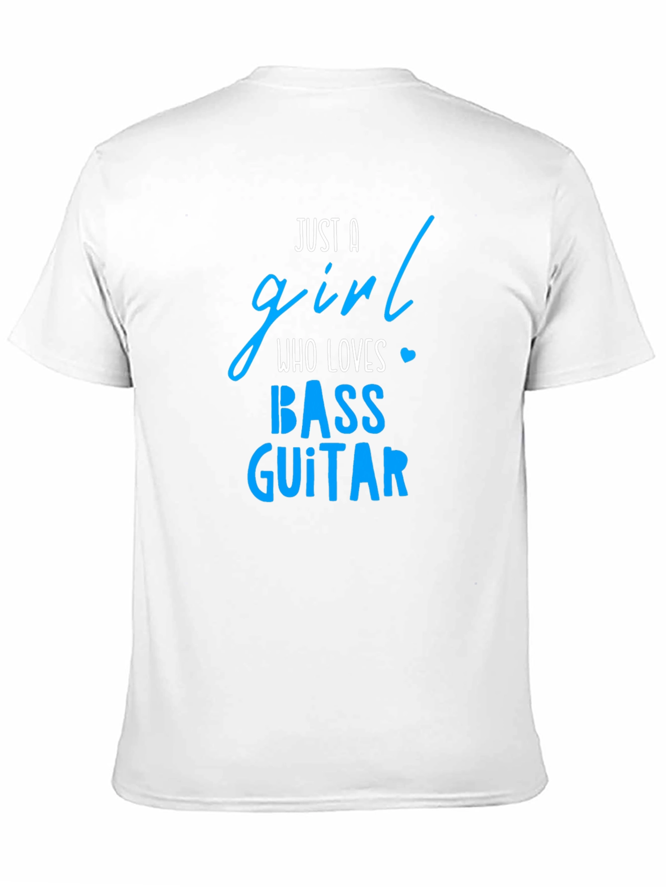 Black Bass Guitar Girl T-Shirt view 11