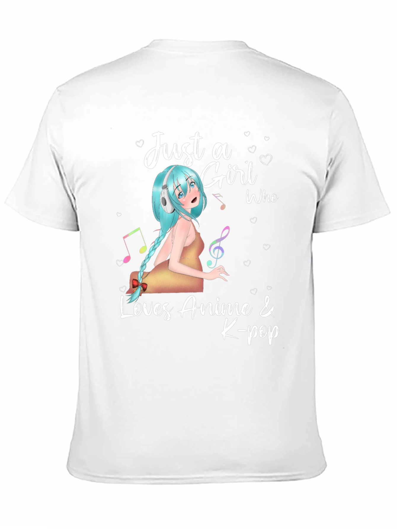 Black Anime & K-Pop Lover's T-Shirt view 11