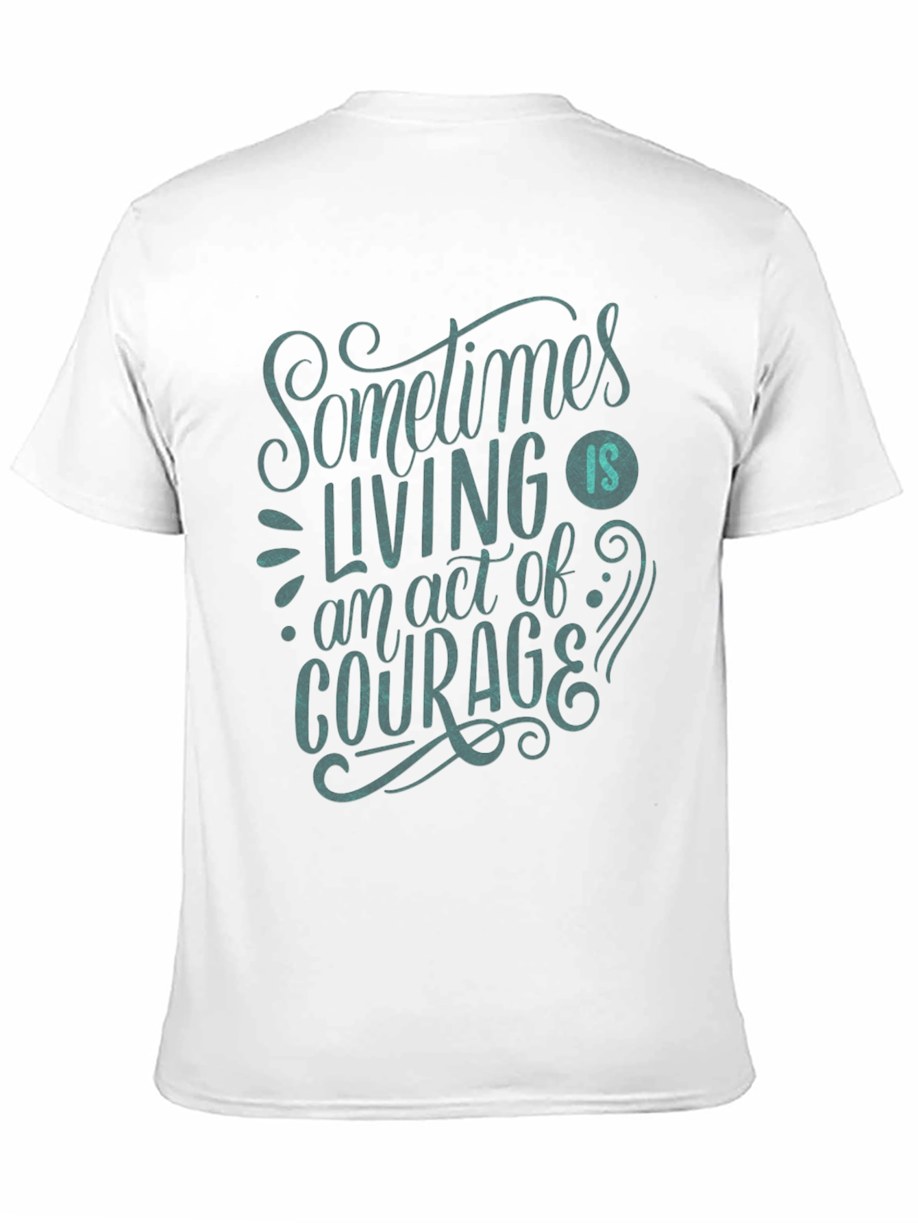 Black Courage Graphic Tee - Unisex Soft Cotton T-Shirt view 11