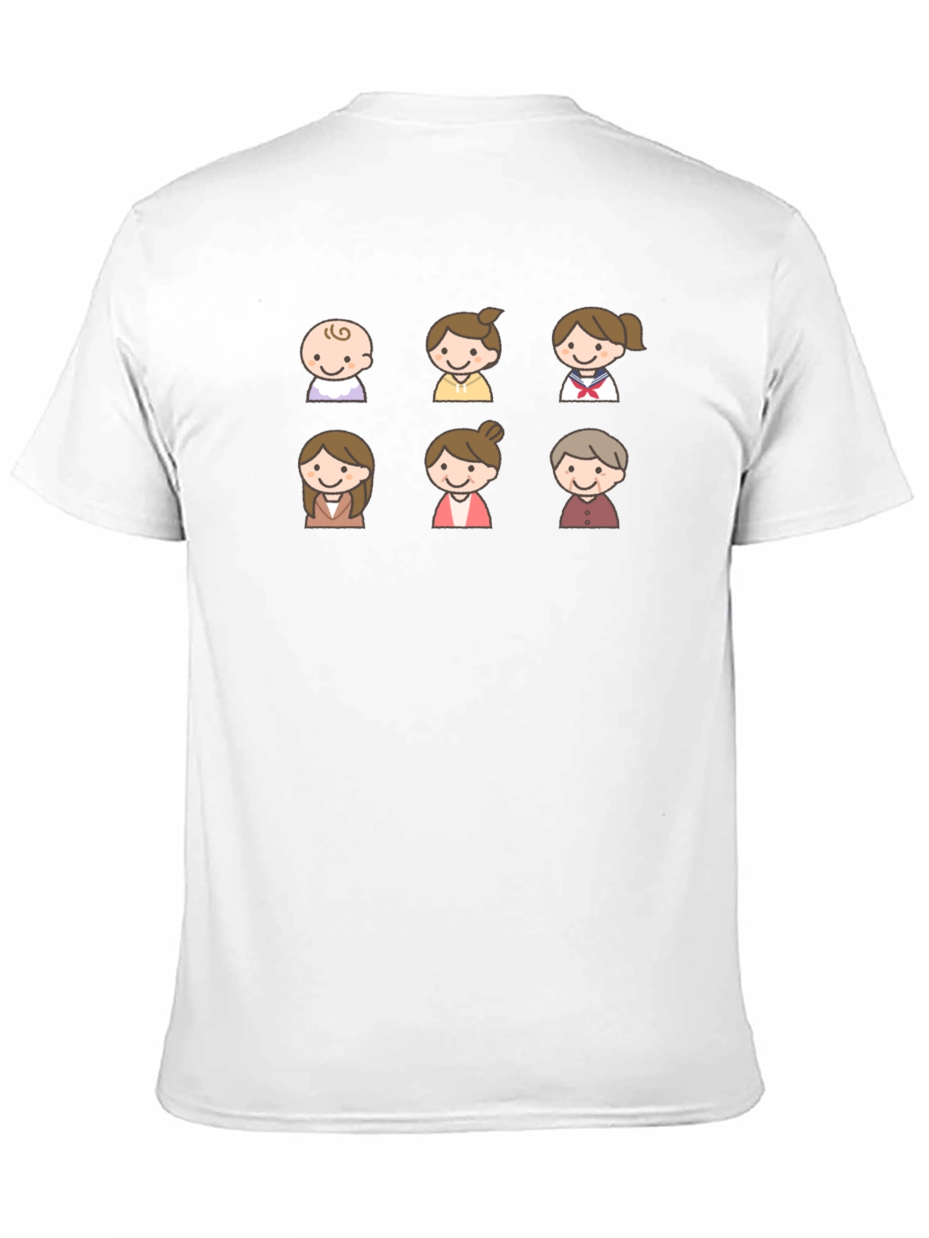 Black Family Portrait Graphic Tee - Black Unisex view 11