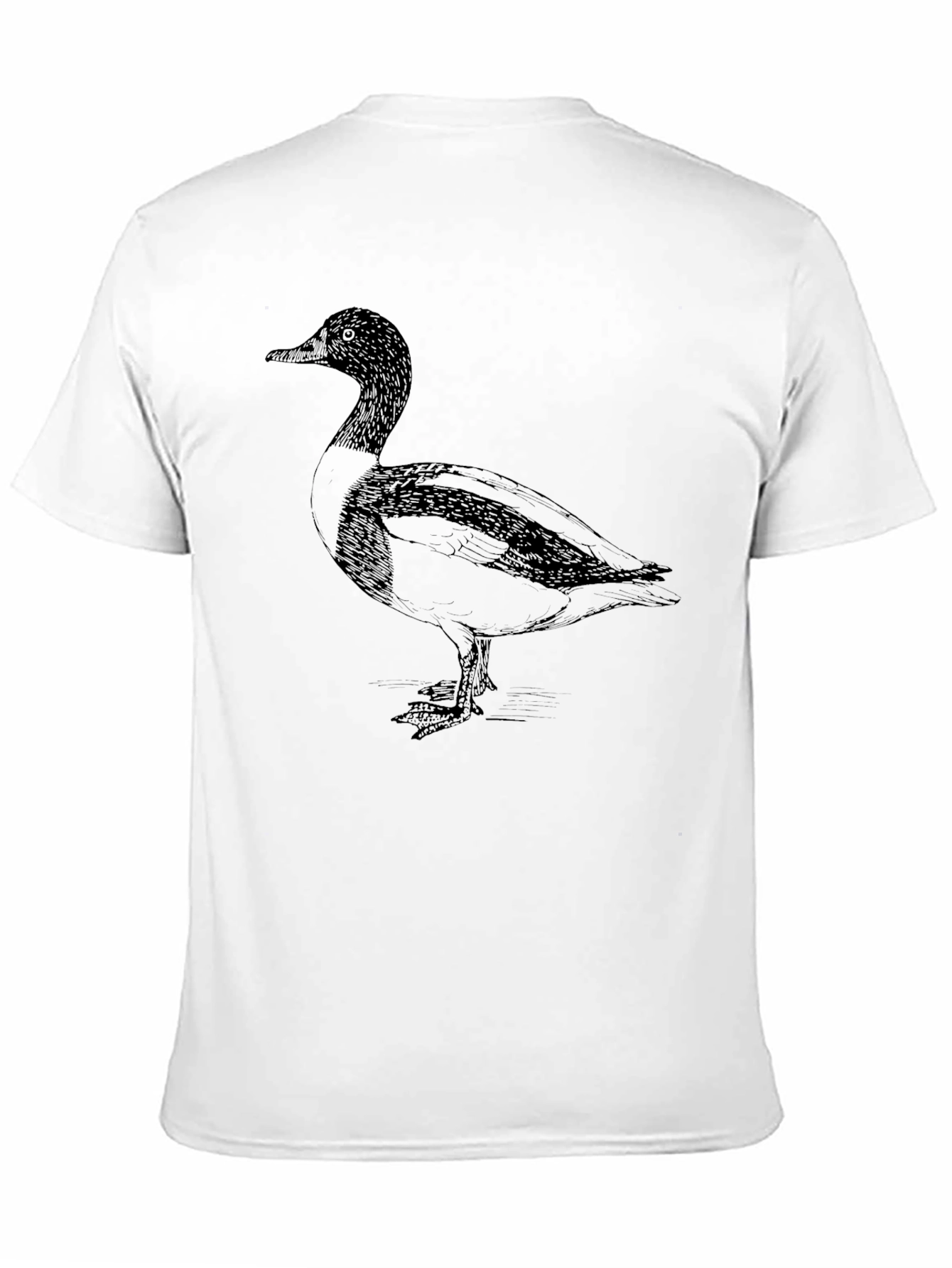 Black Duck Graphic Tee - Black Cotton Casual Shirt view 11