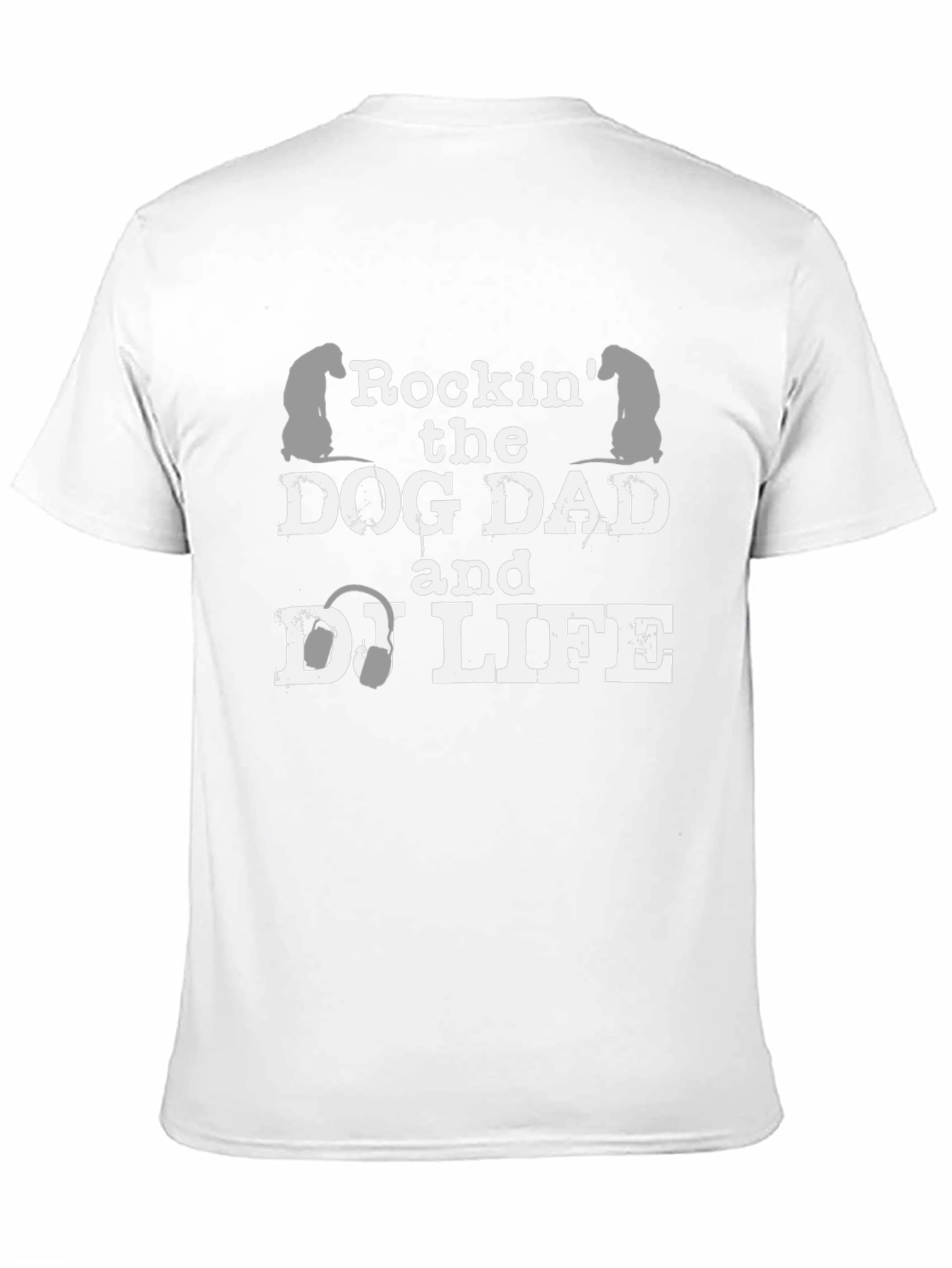 Black Dog Dad & DJ Life Graphic Tee - Black view 11
