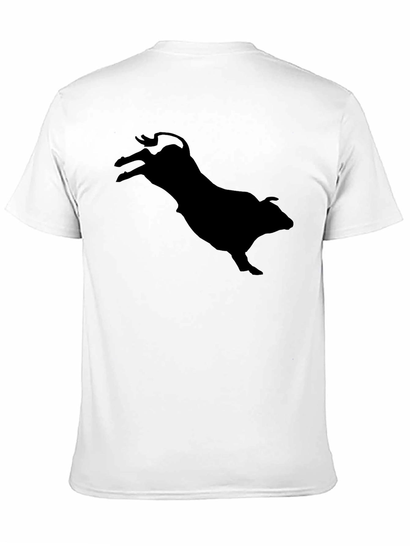 Black Black Bull Silhouette Graphic Tee - Mens view 11