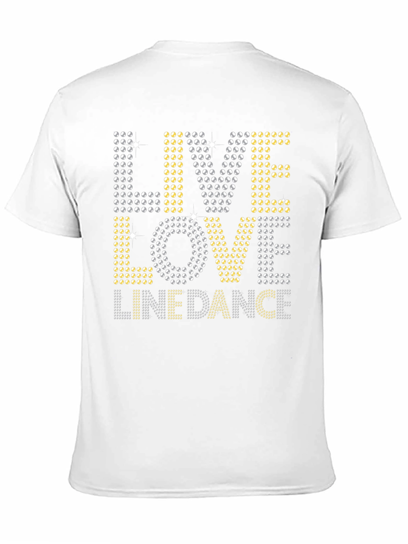 Black Live Love Linedance Rhinestone T-Shirt view 11