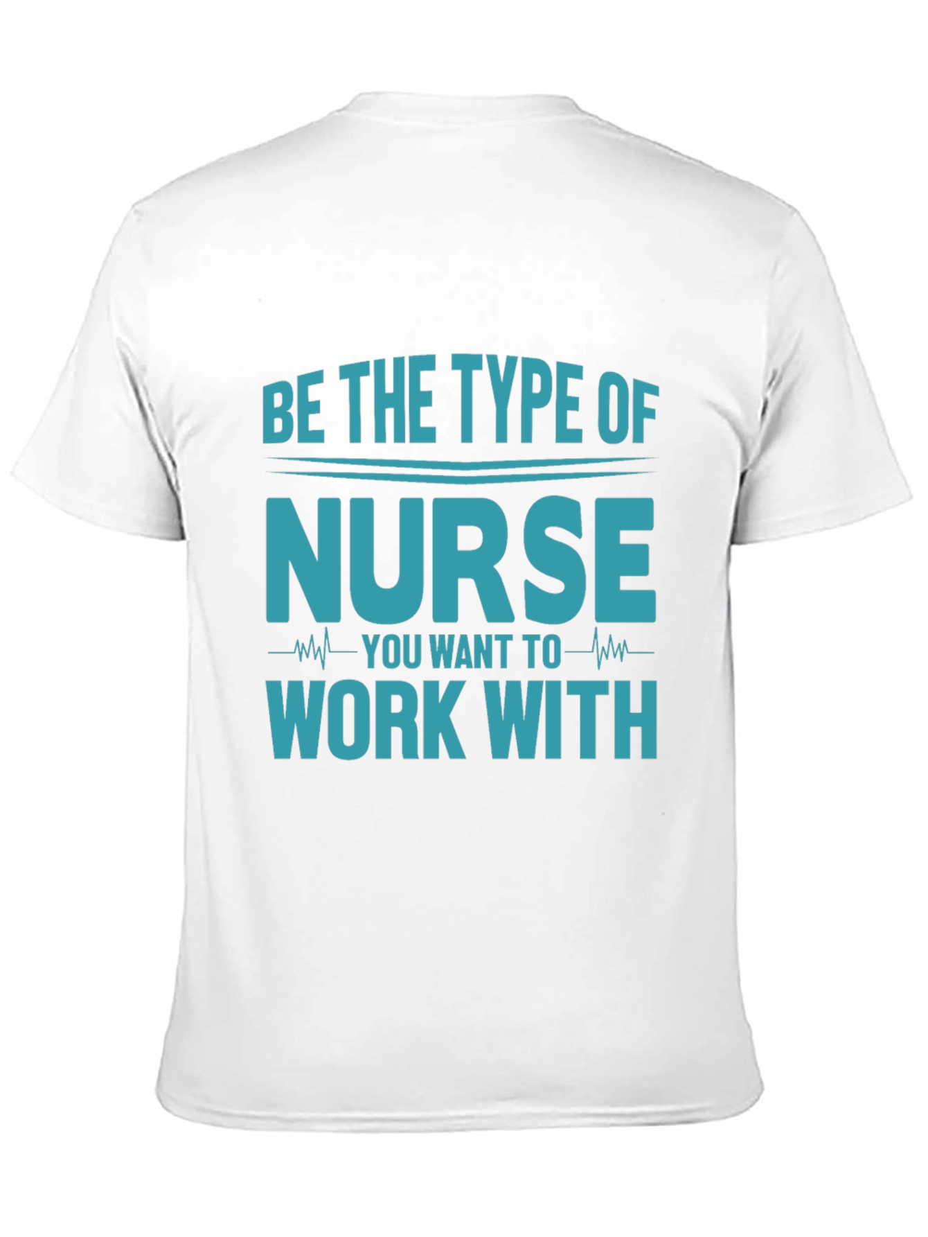 Black Be the Type of Nurse T-Shirt - Black Cotton Blend view 11