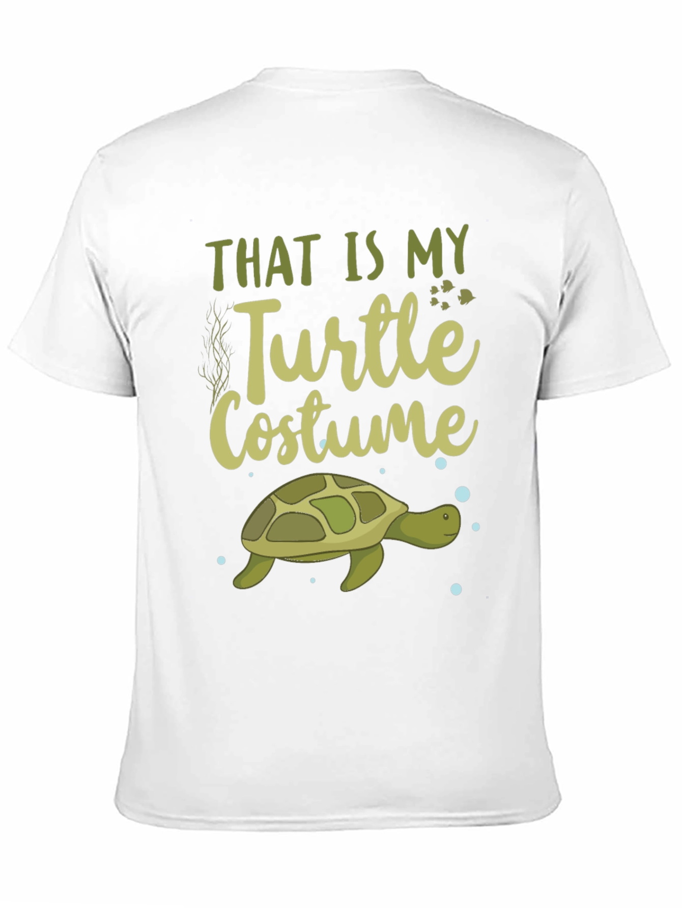 Black Turtle Costume T-Shirt - Funny Halloween Tee view 11
