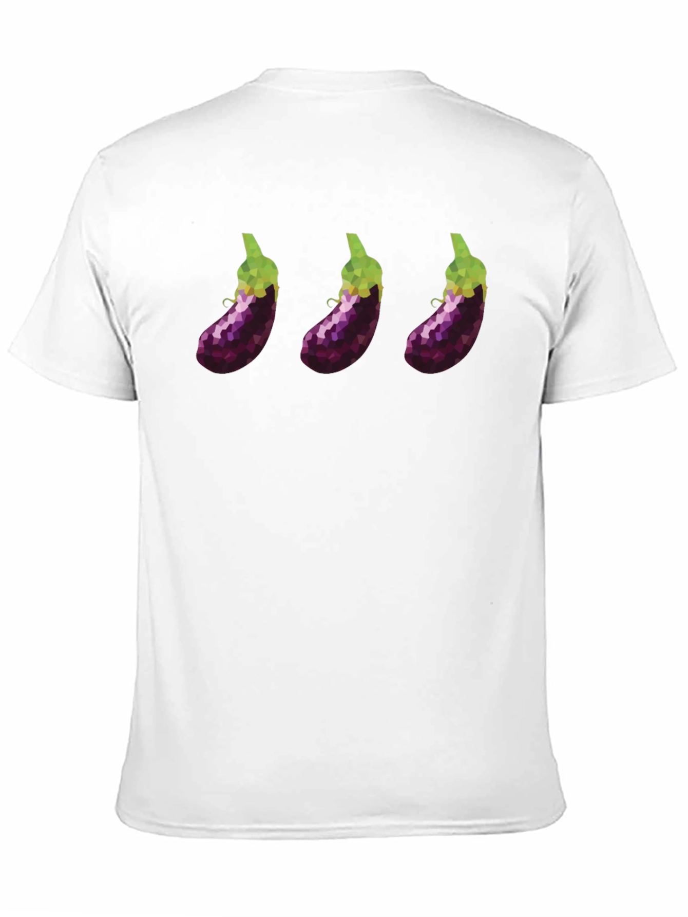 Eggplant Trio T-Shirt - Modern Graphic Tee - 11