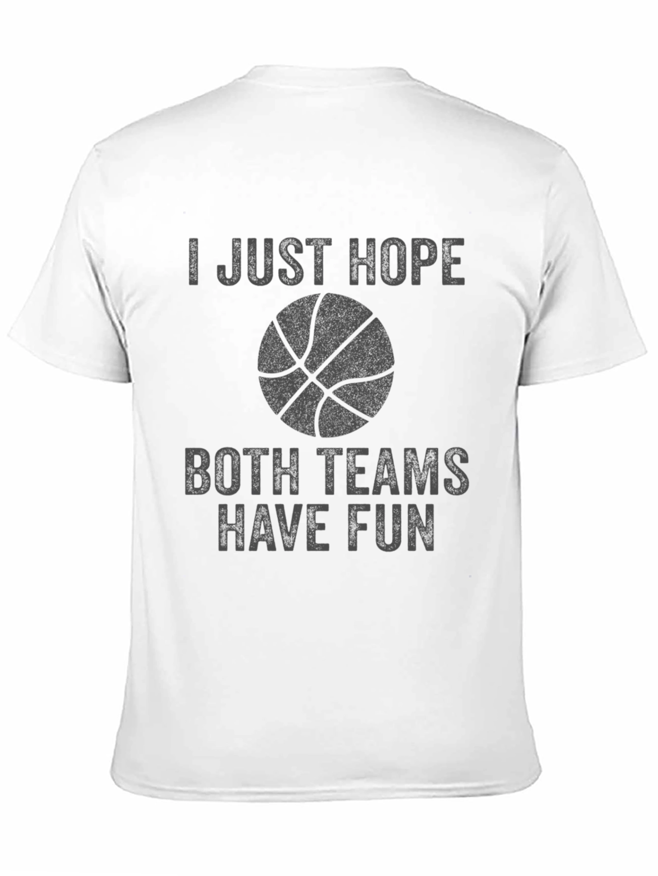 Black Basketball Fun T-Shirt view 11