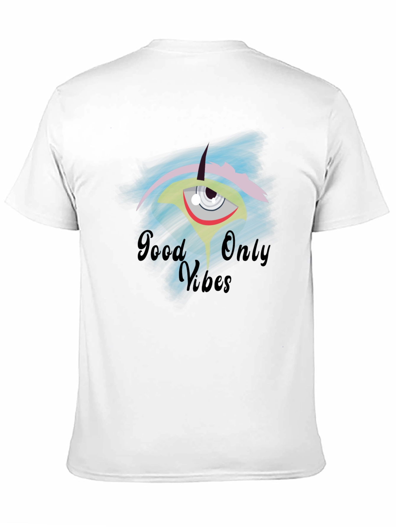 Black Good Only Vibes Graphic Tee - Stylish Comfort view 11