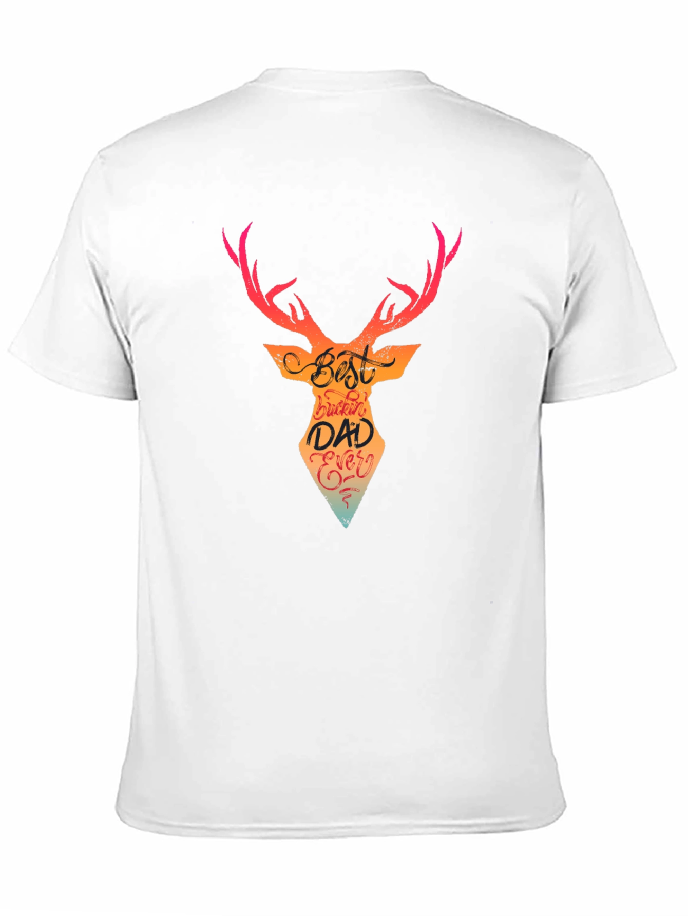 Black Best Buckin' Dad Ever T-Shirt view 11
