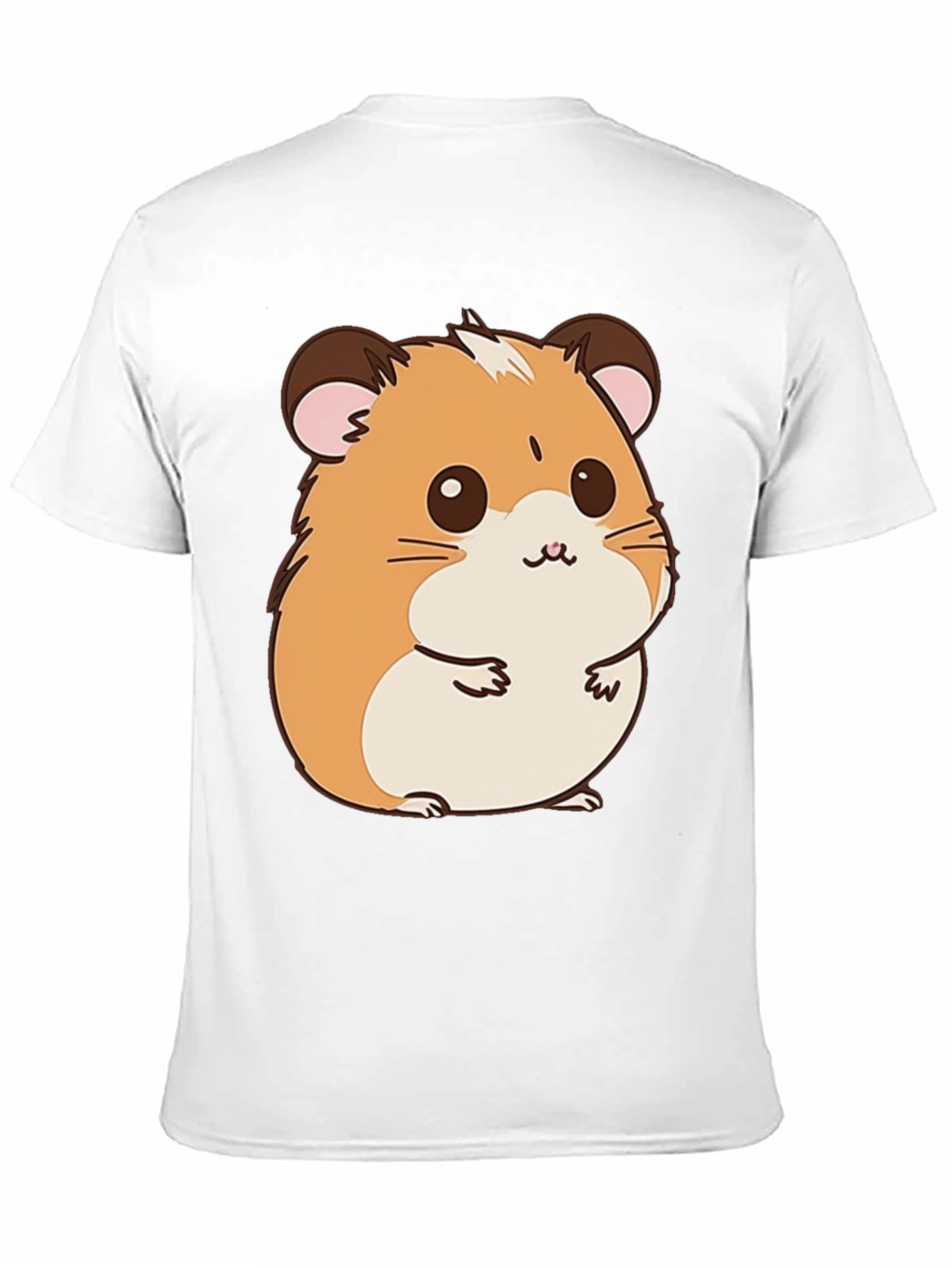 Black Cute Hamster Graphic T-Shirt -  Fun Pet Lover Tee view 11