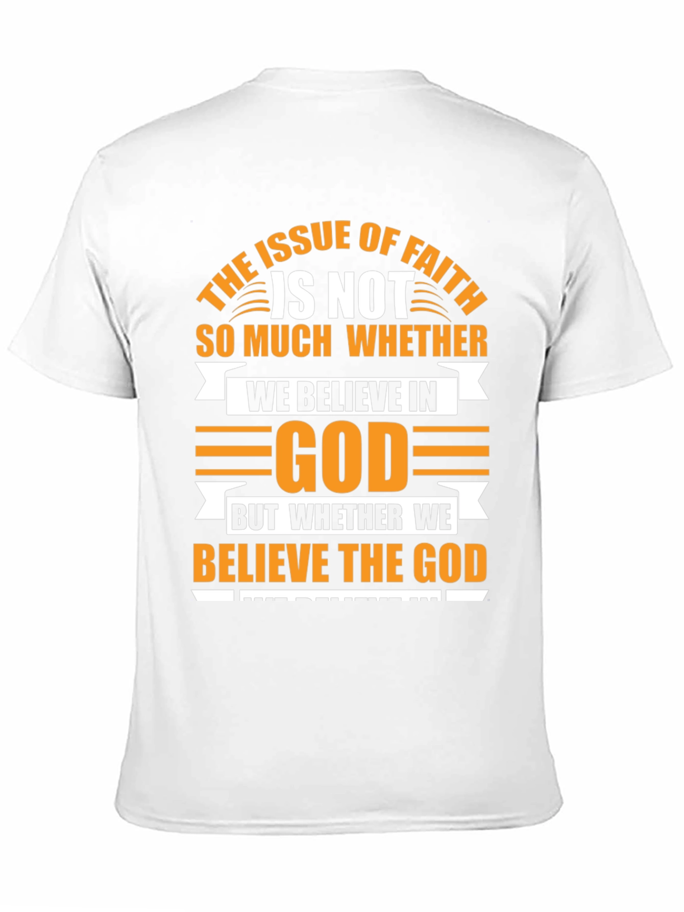 Black Faith Believer Graphic Tee view 11