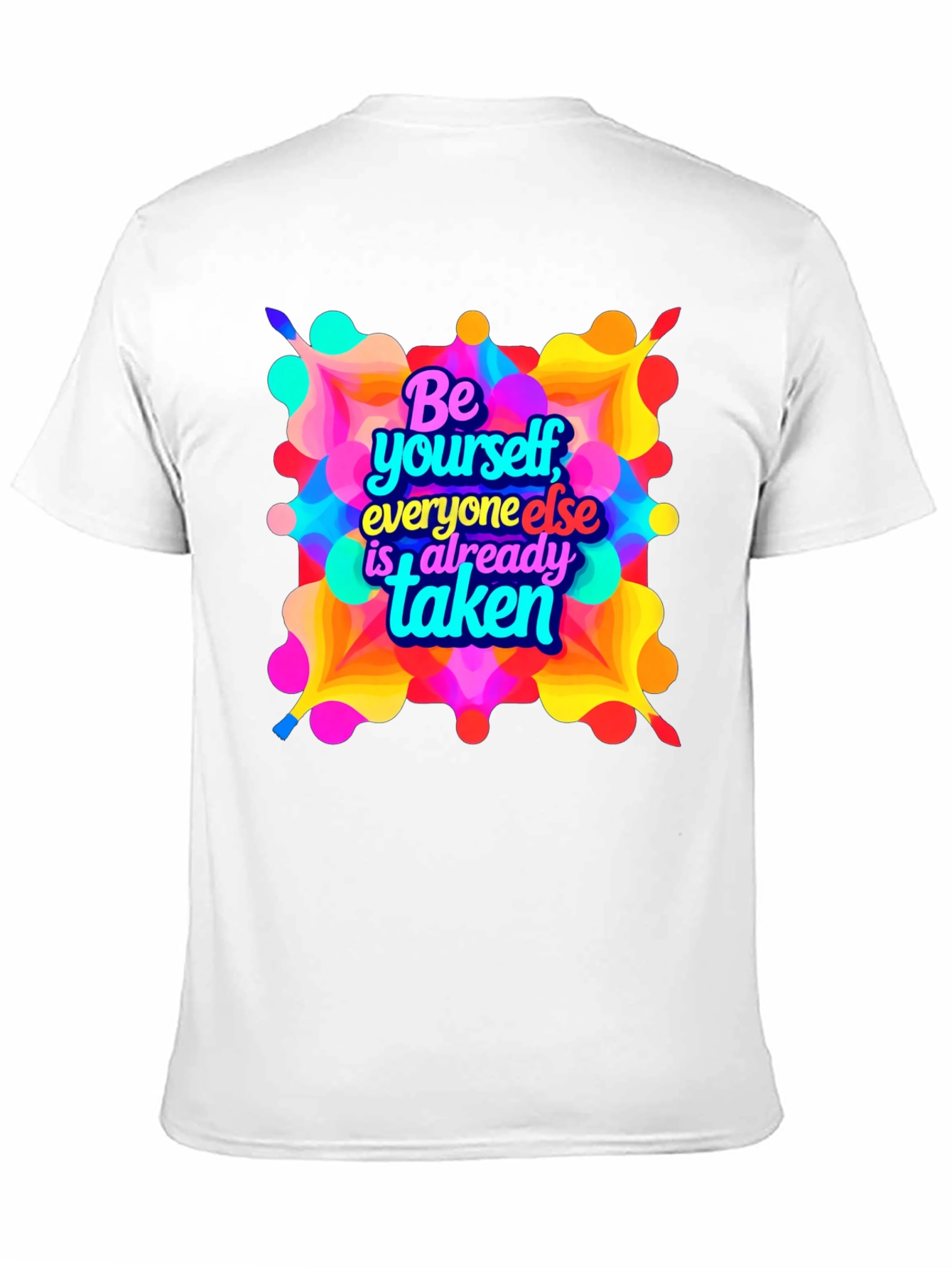 Black Be Yourself Graphic T-Shirt - Black view 11