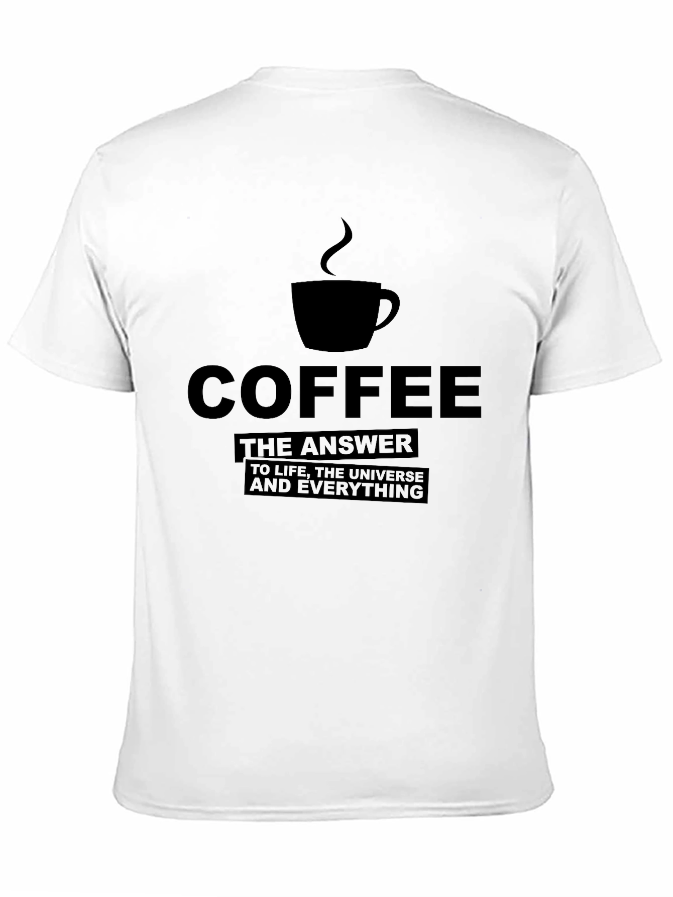 Black Coffee: The Answer T-Shirt - Black view 11