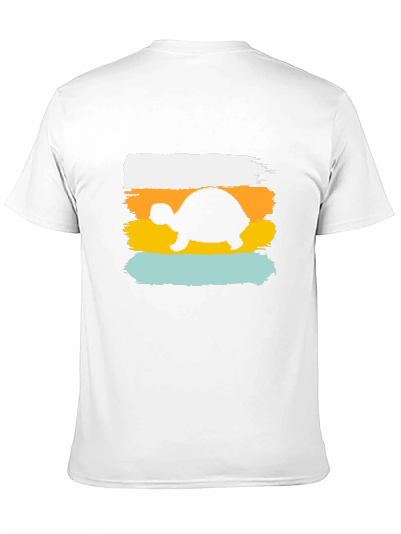 Black Retro Turtle T-Shirt - Vintage Style Tee view 11