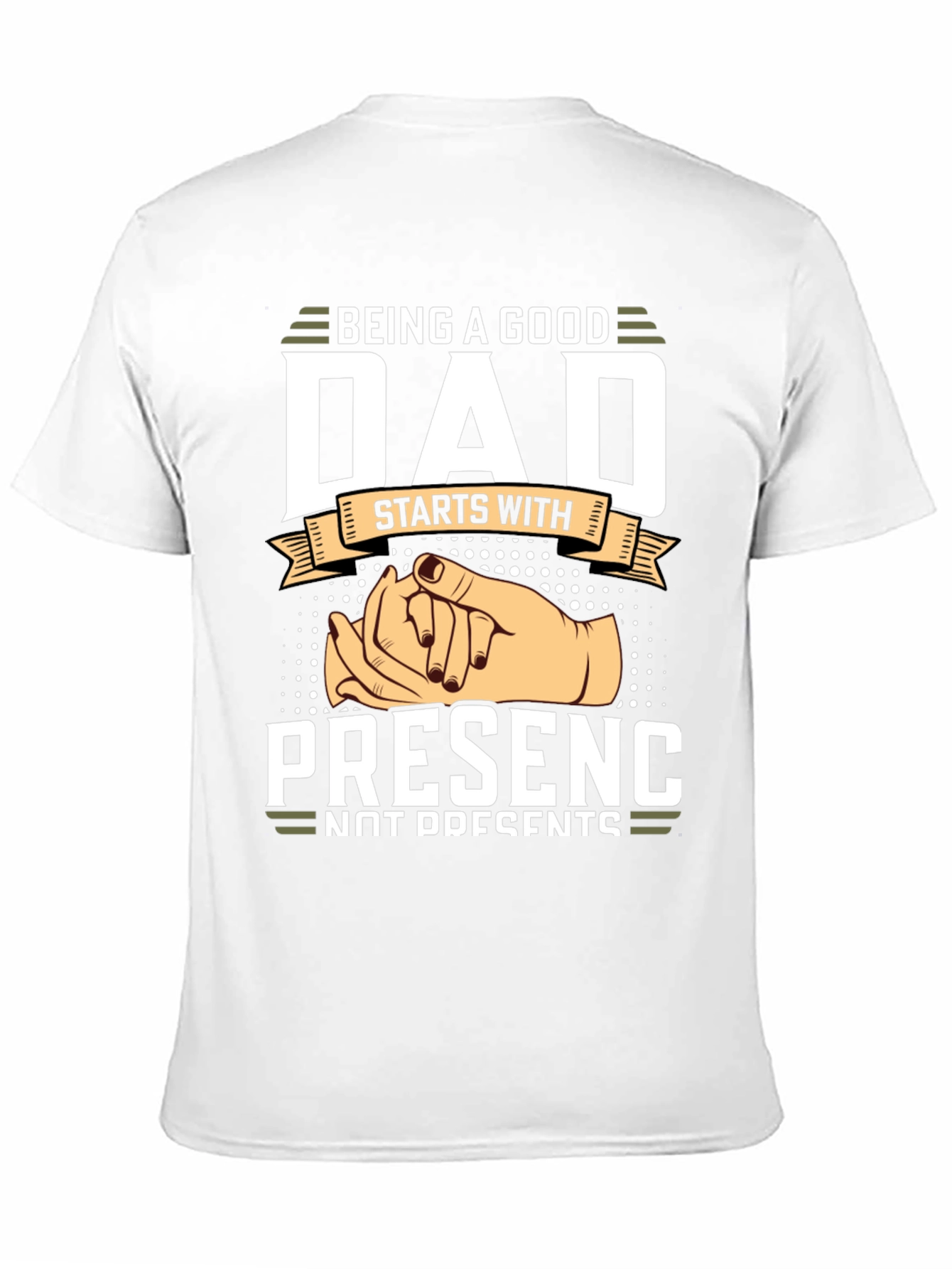 Black Being A Good Dad T-Shirt view 11