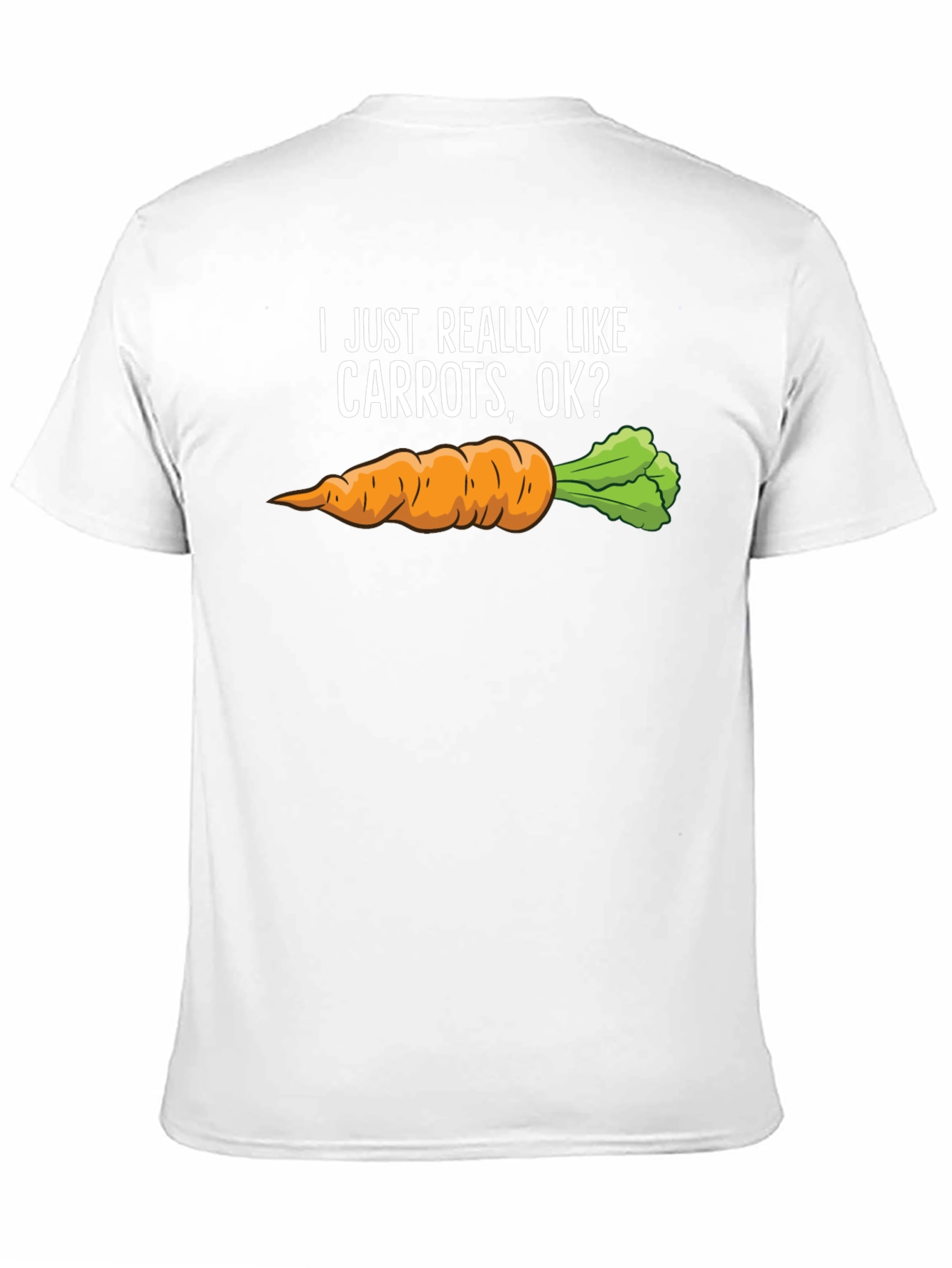Black Carrot Lover T-Shirt - I Just Really Like Carrots OK? view 11