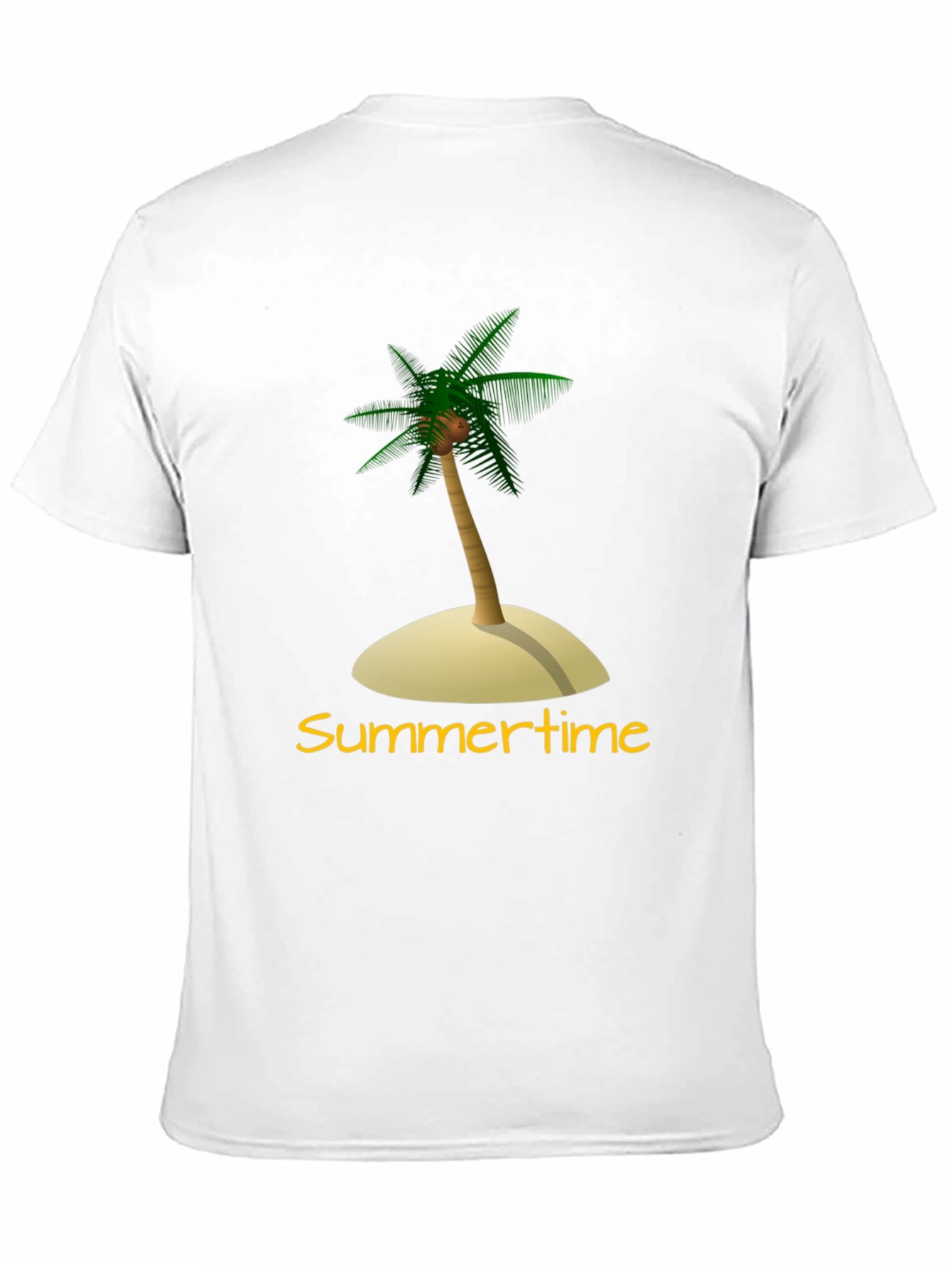 Black Summertime Palm Tree T-Shirt - Island Vibes view 11