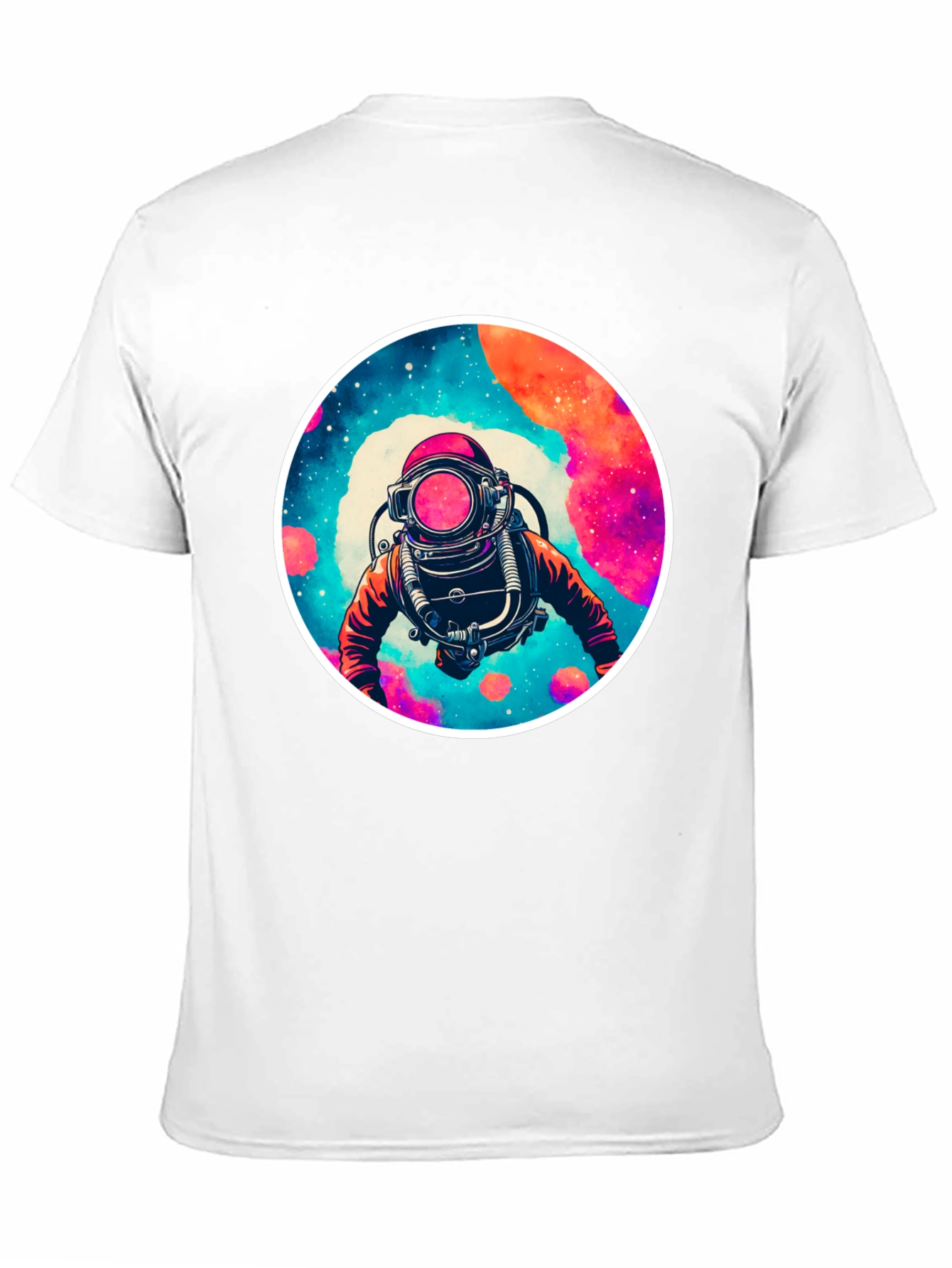 Black Cosmic Diver Graphic Tee - Black view 11