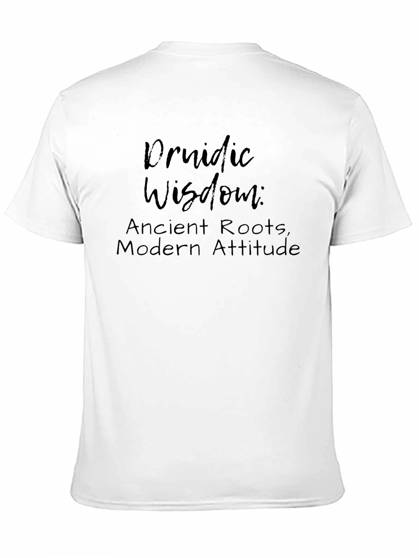 Black Druidic Wisdom Graphic Tee - Ancient Roots, Modern Attitude view 11