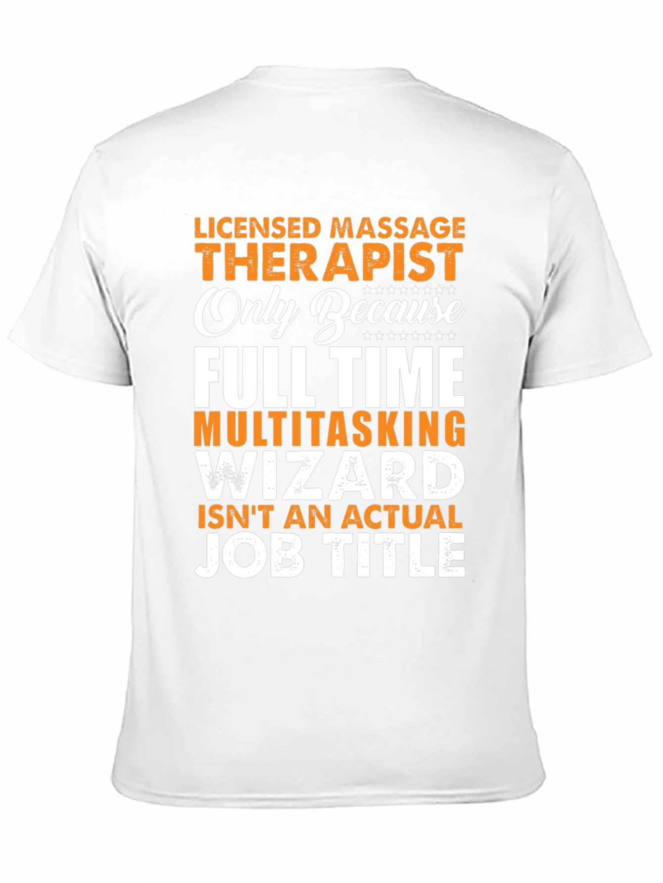 Black Licensed Massage Therapist Graphic Tee view 11