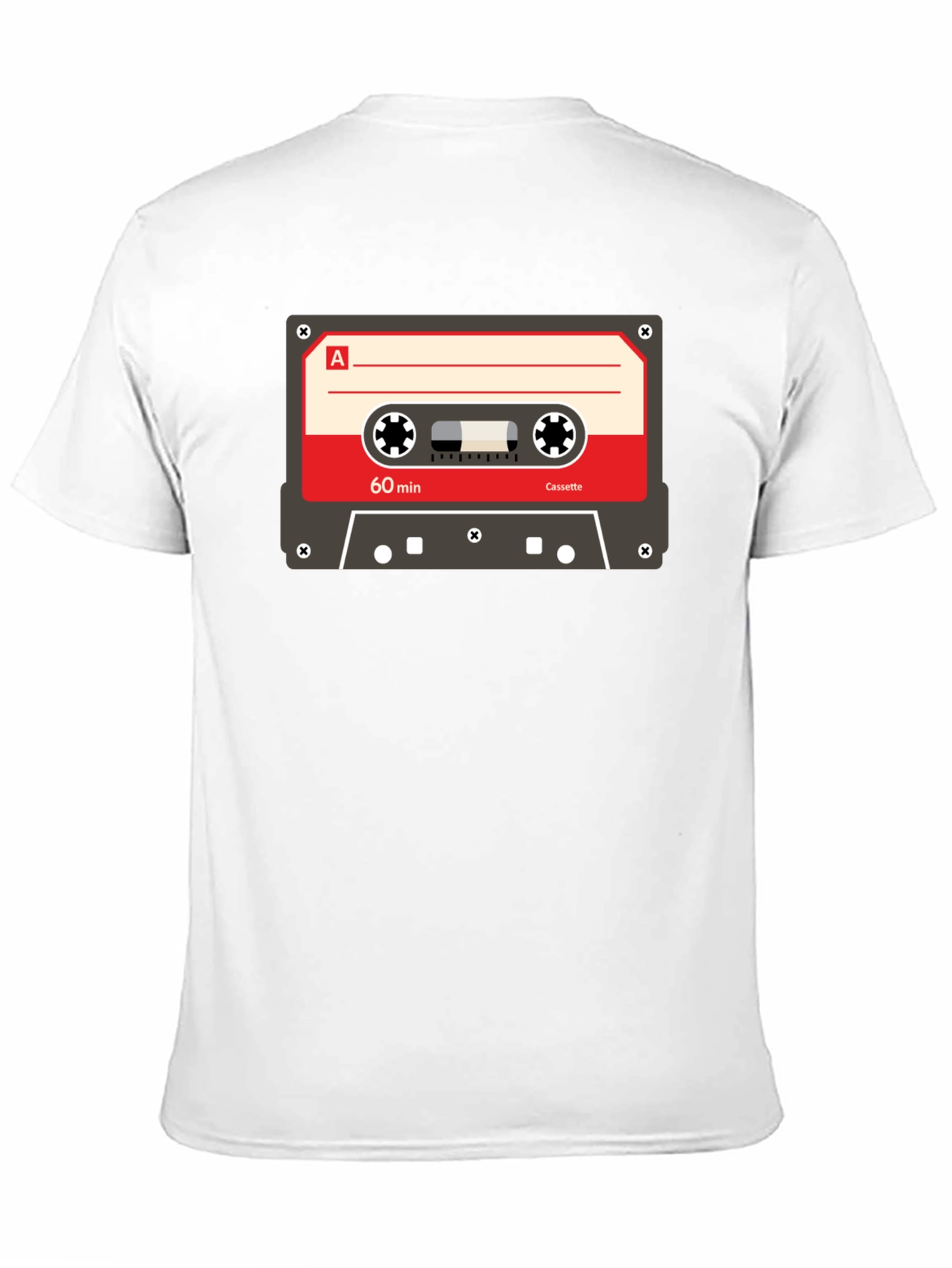 Black Retro Cassette Tape Graphic T-Shirt - Vintage Music Tee view 11