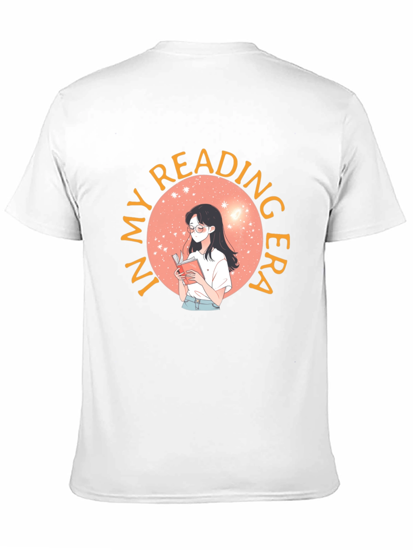 Black Reading Era Graphic Tee - Unisex Black T-Shirt view 11