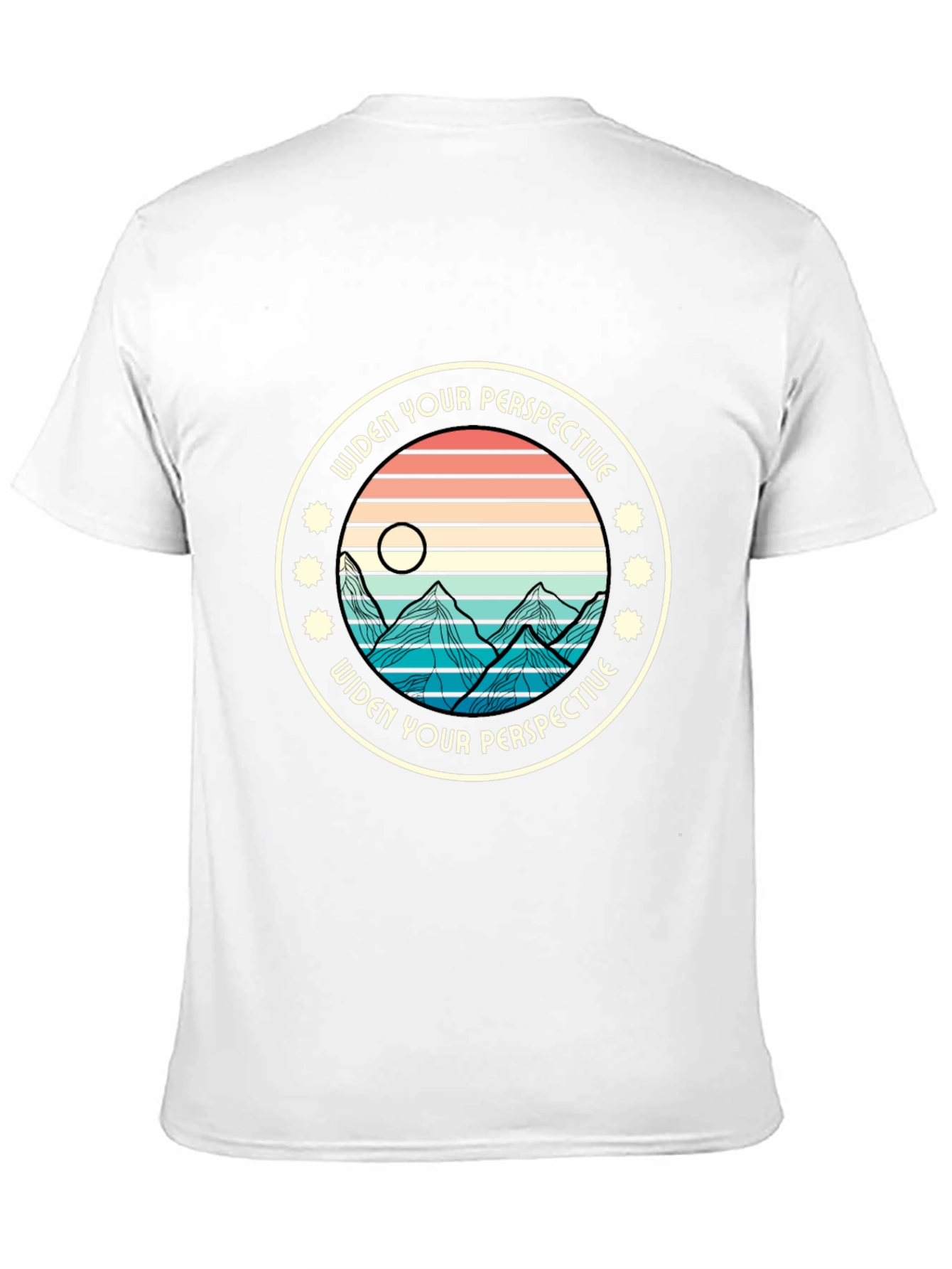 Black Widen Your Perspective Graphic Tee - Unisex view 11