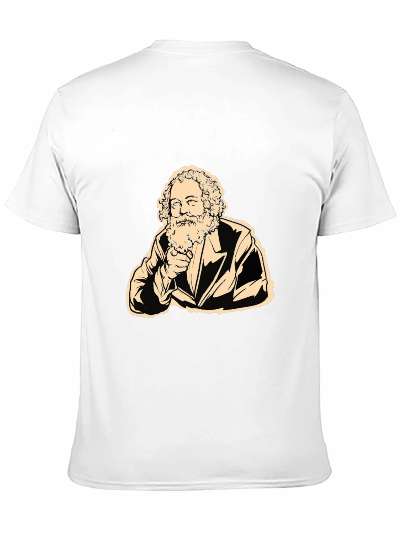 Black Karl Marx Graphic Tee - Black T-Shirt view 11