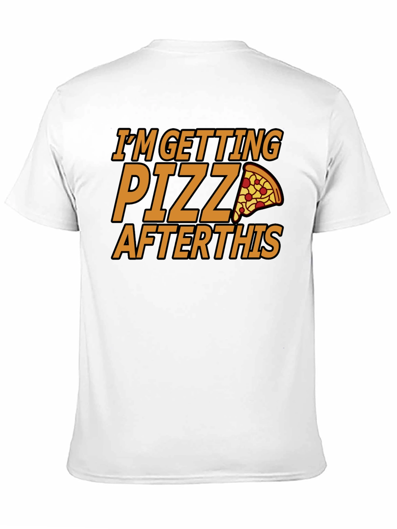 Black Pizza Lover Tee - I'm Getting Pizza After This view 11