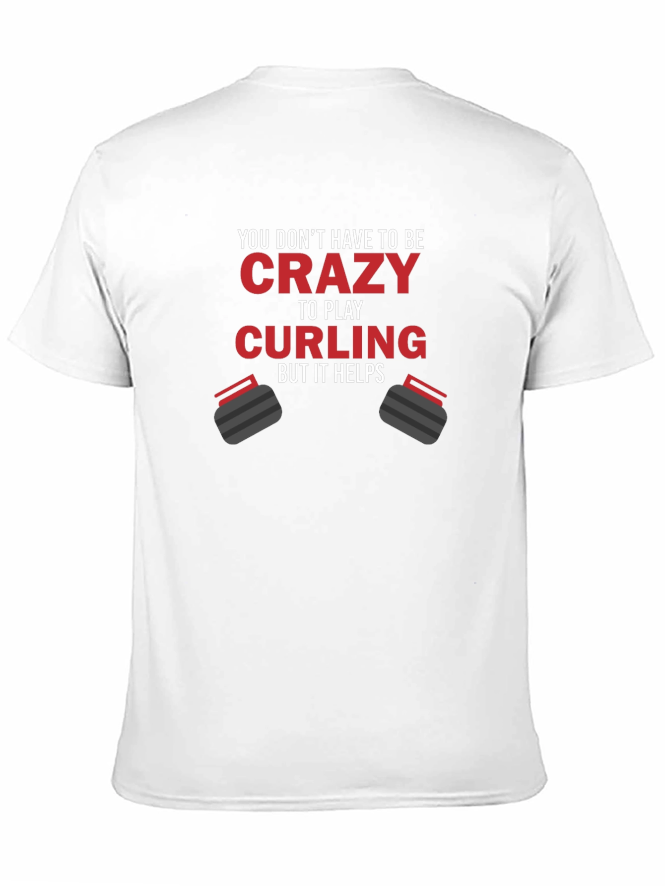 Black Crazy Curling T-Shirt - Black Crew Neck view 11