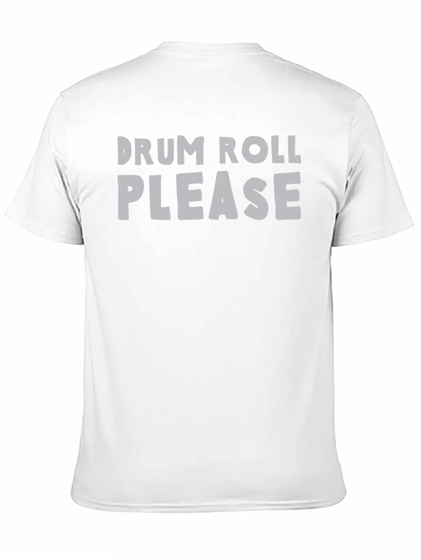 Black Drum Roll Please Graphic Tee - Black Cotton T-Shirt view 11