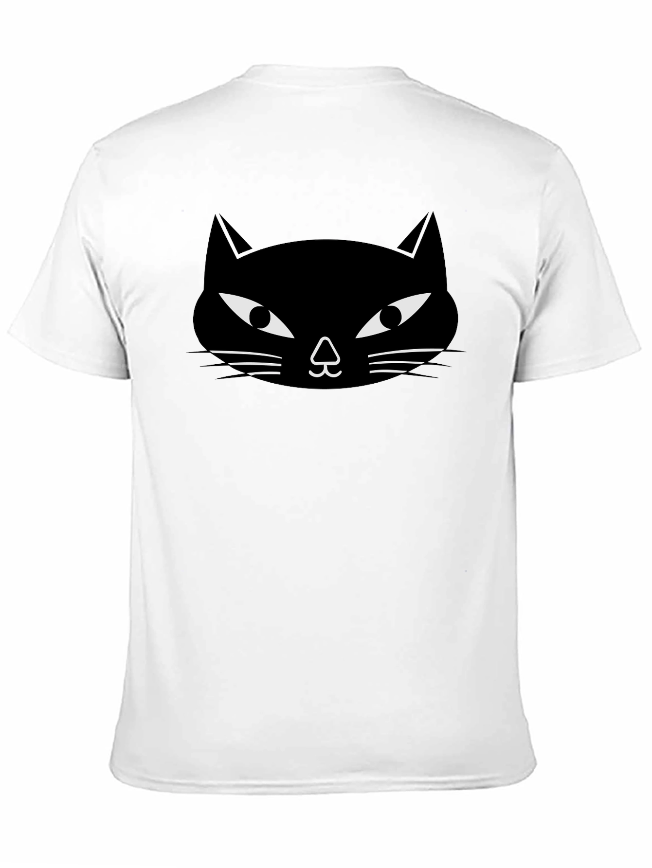 Black Black Cat Graphic Tee - Unisex Crew Neck view 11