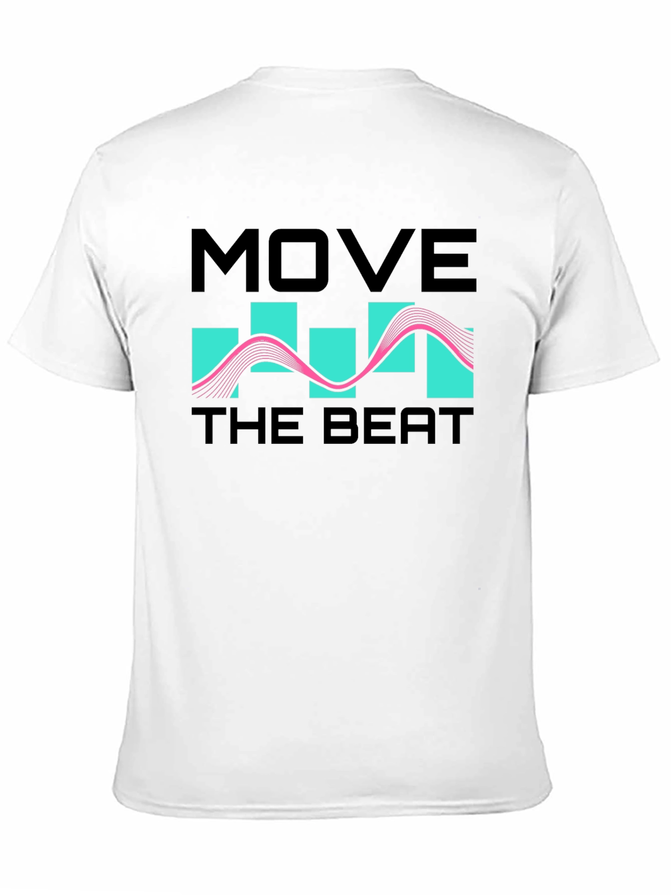 Black Move The Beat Black Graphic T-Shirt view 11