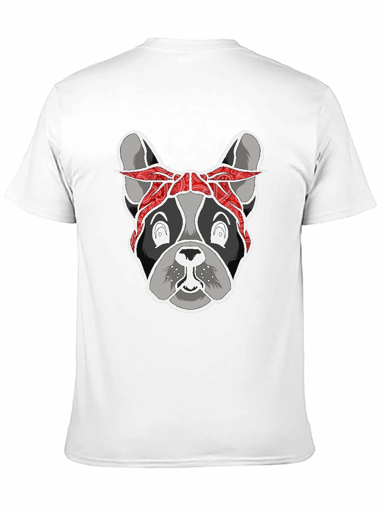 Black Gangster Bulldog Graphic Tee - Unisex view 11